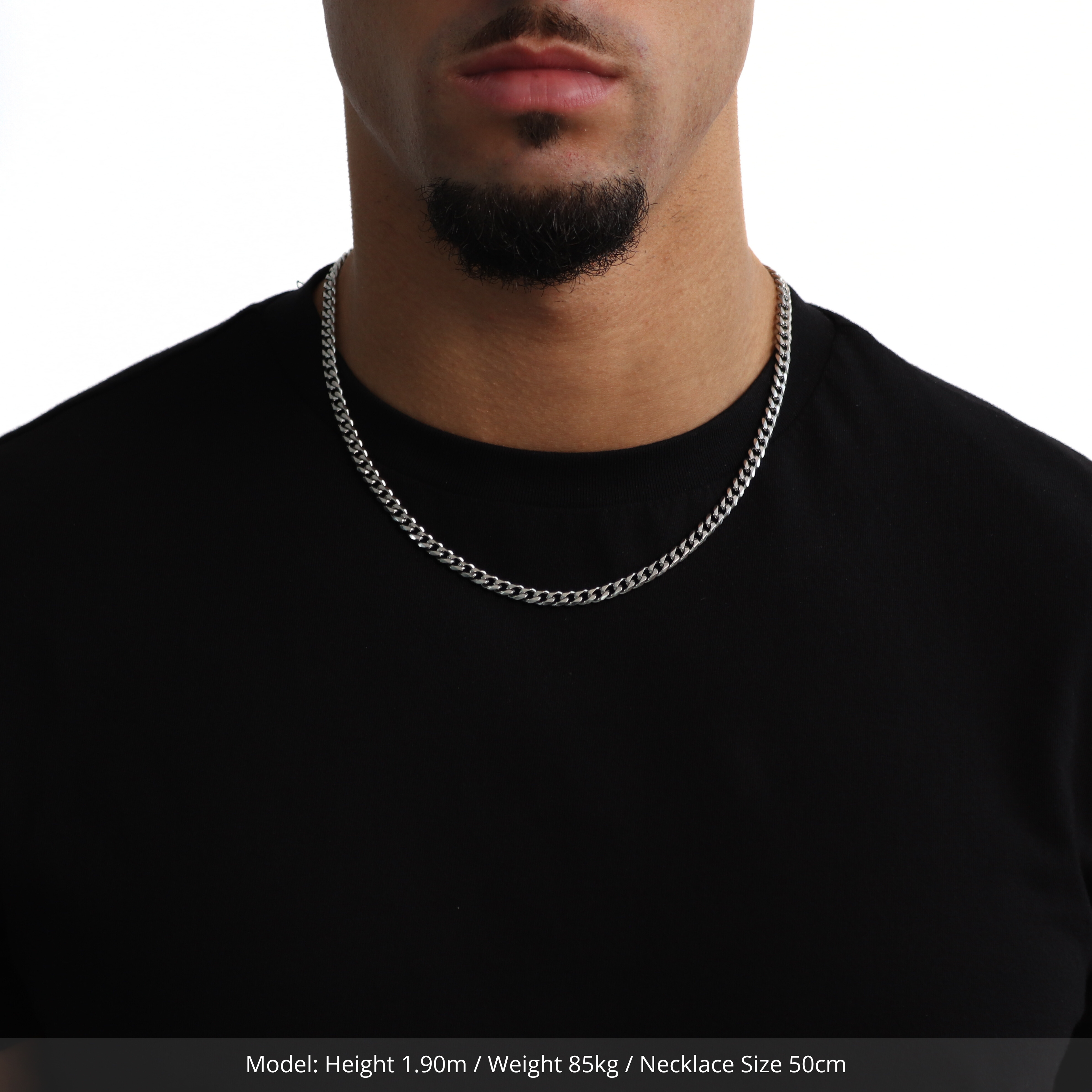 Classic Cuban Ketting 5mm (Zilver)