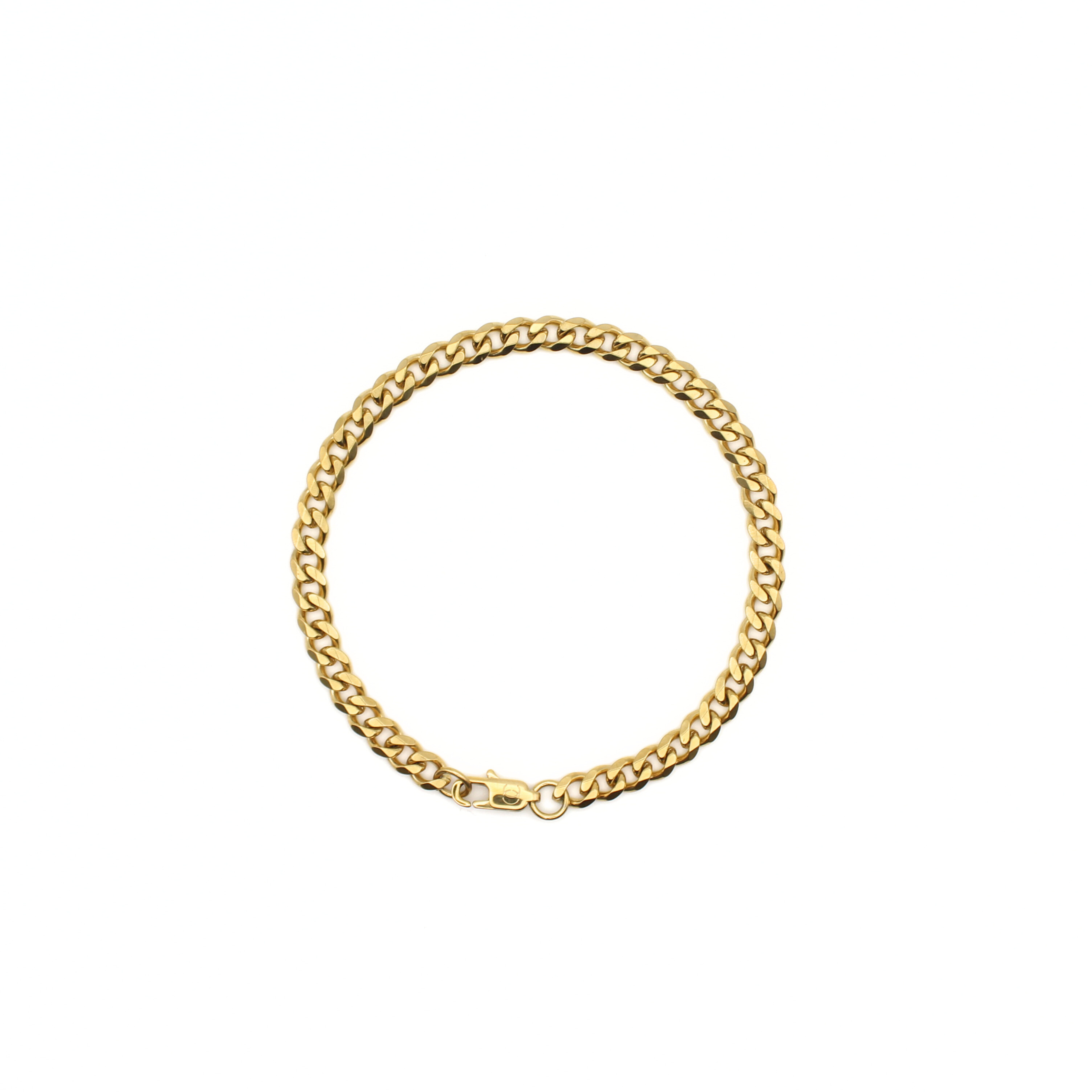 Classic Cuban Armband 5mm (Goud)