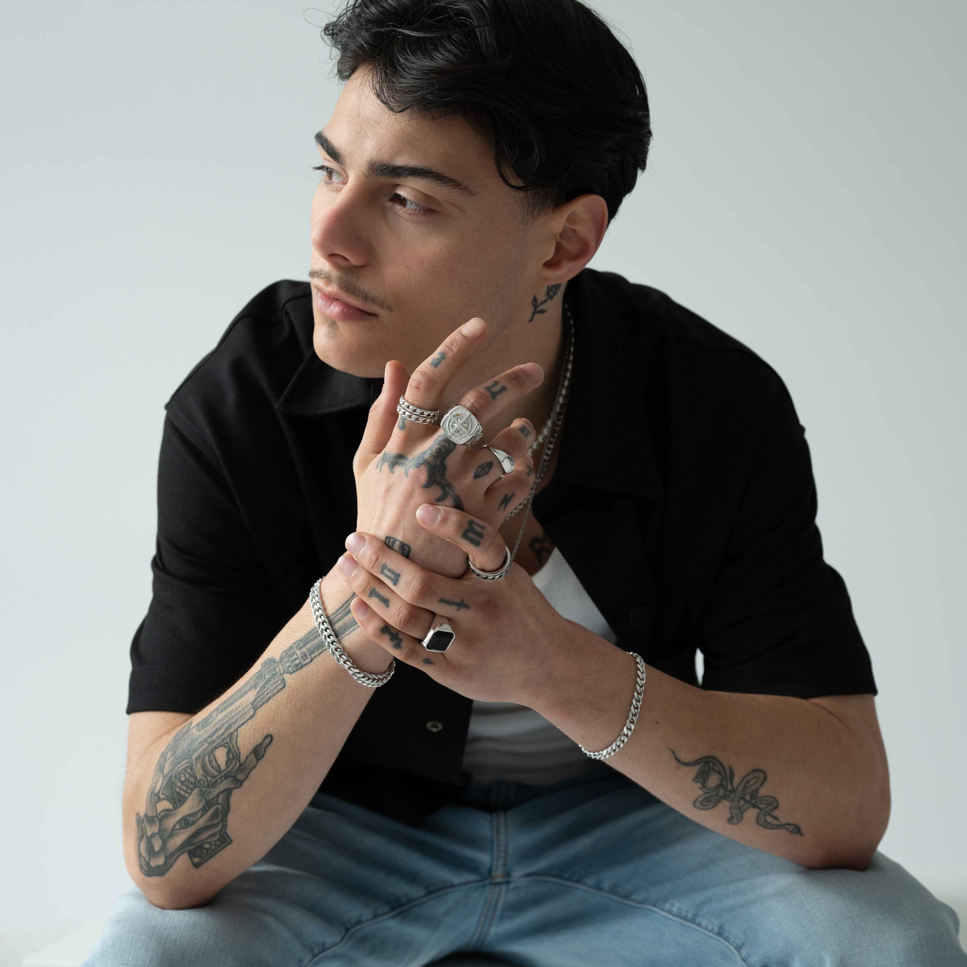 Rope Bracelet 2mm (Silver)