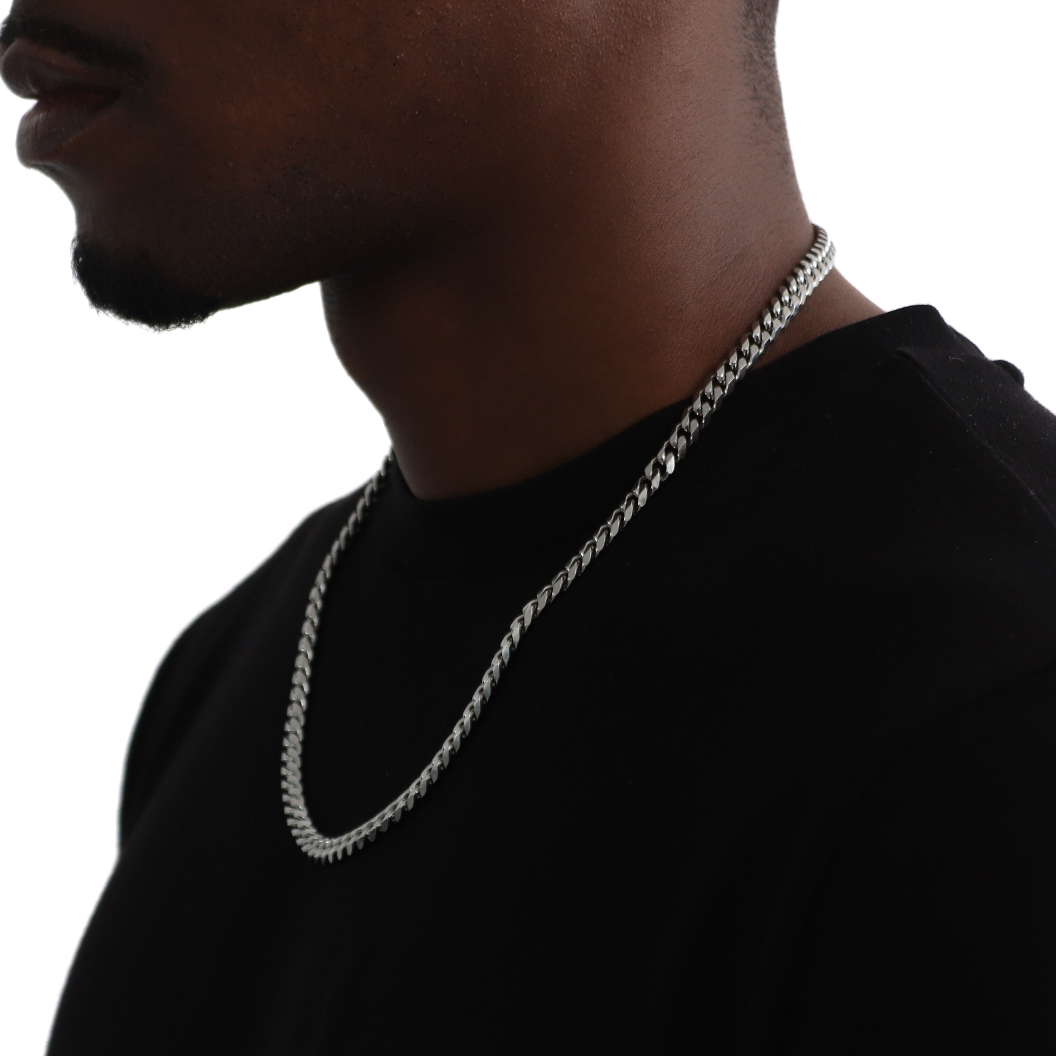 Classic Cuban Ketting 6mm (Zilver)