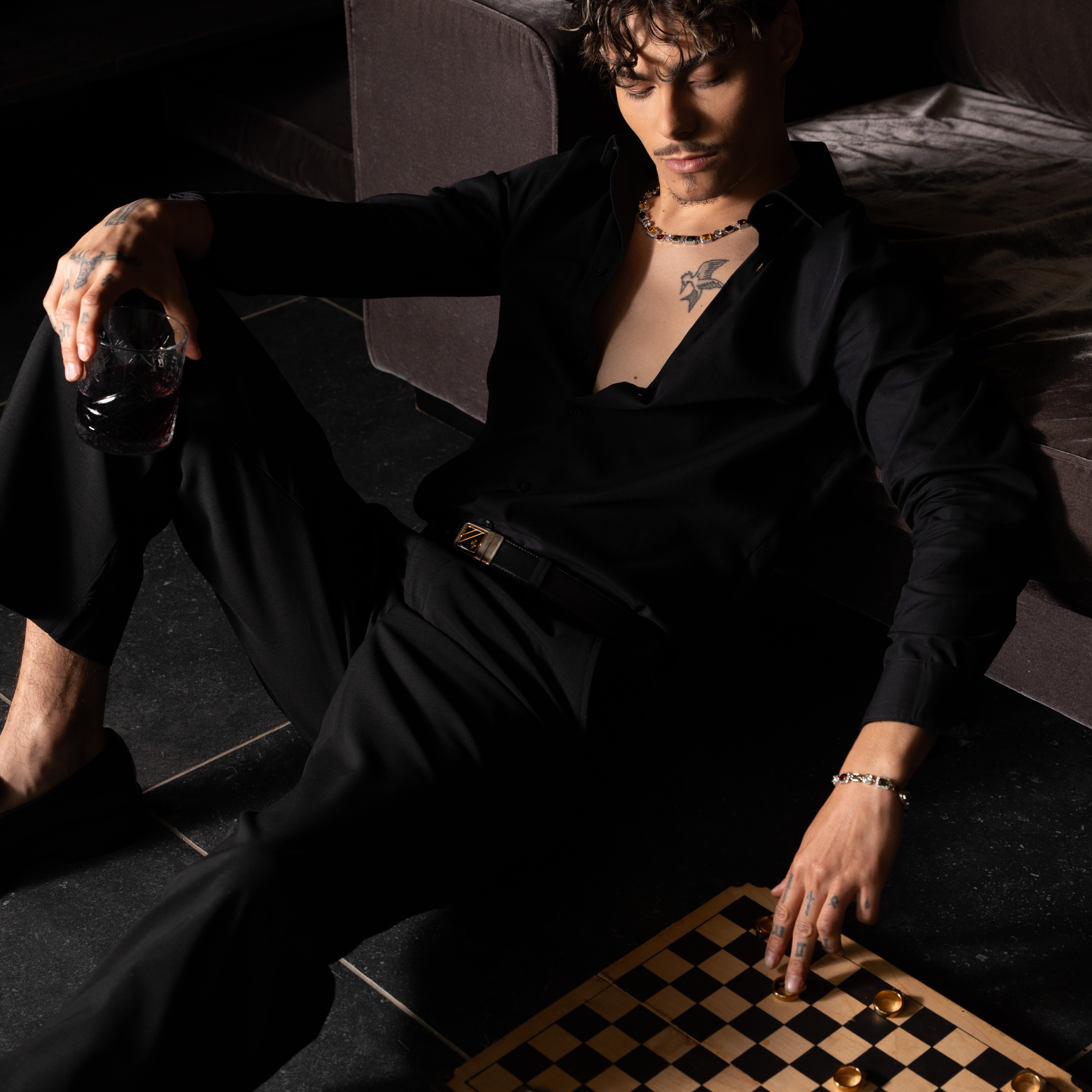 Gemstone Ketting (Zilver)