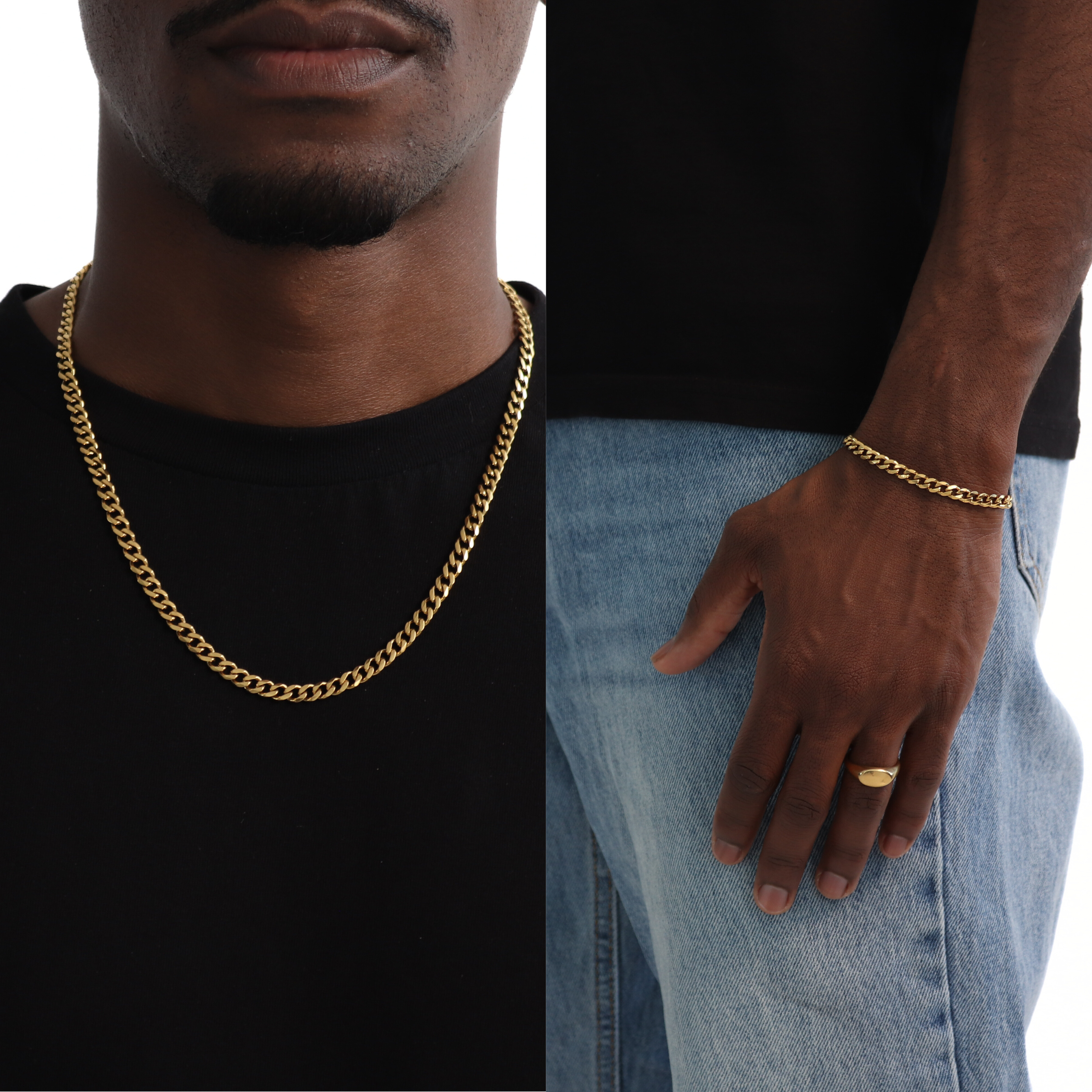 BUNDLE CUBAN 5MM (Goud)