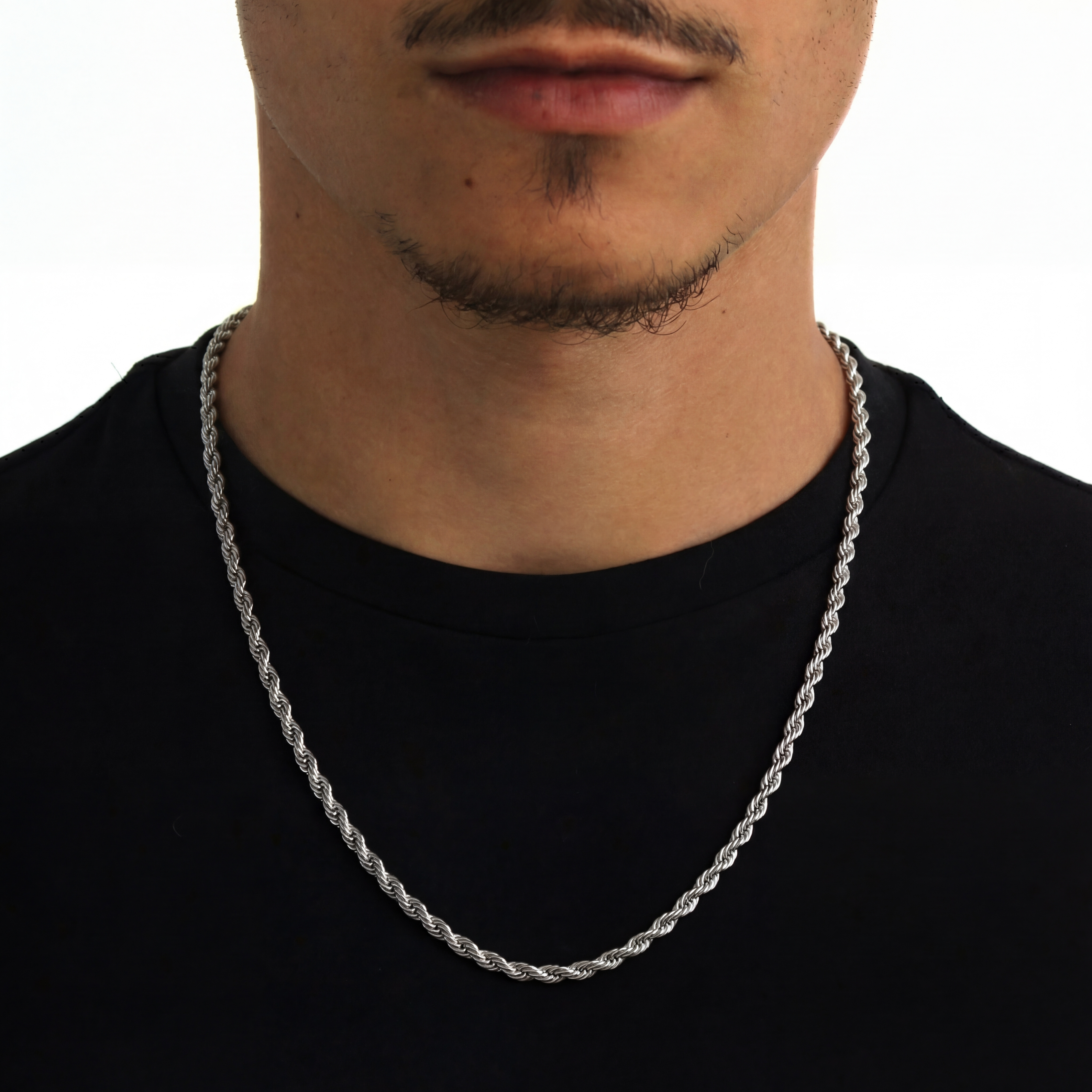 Rope chain 4mm (Silver)