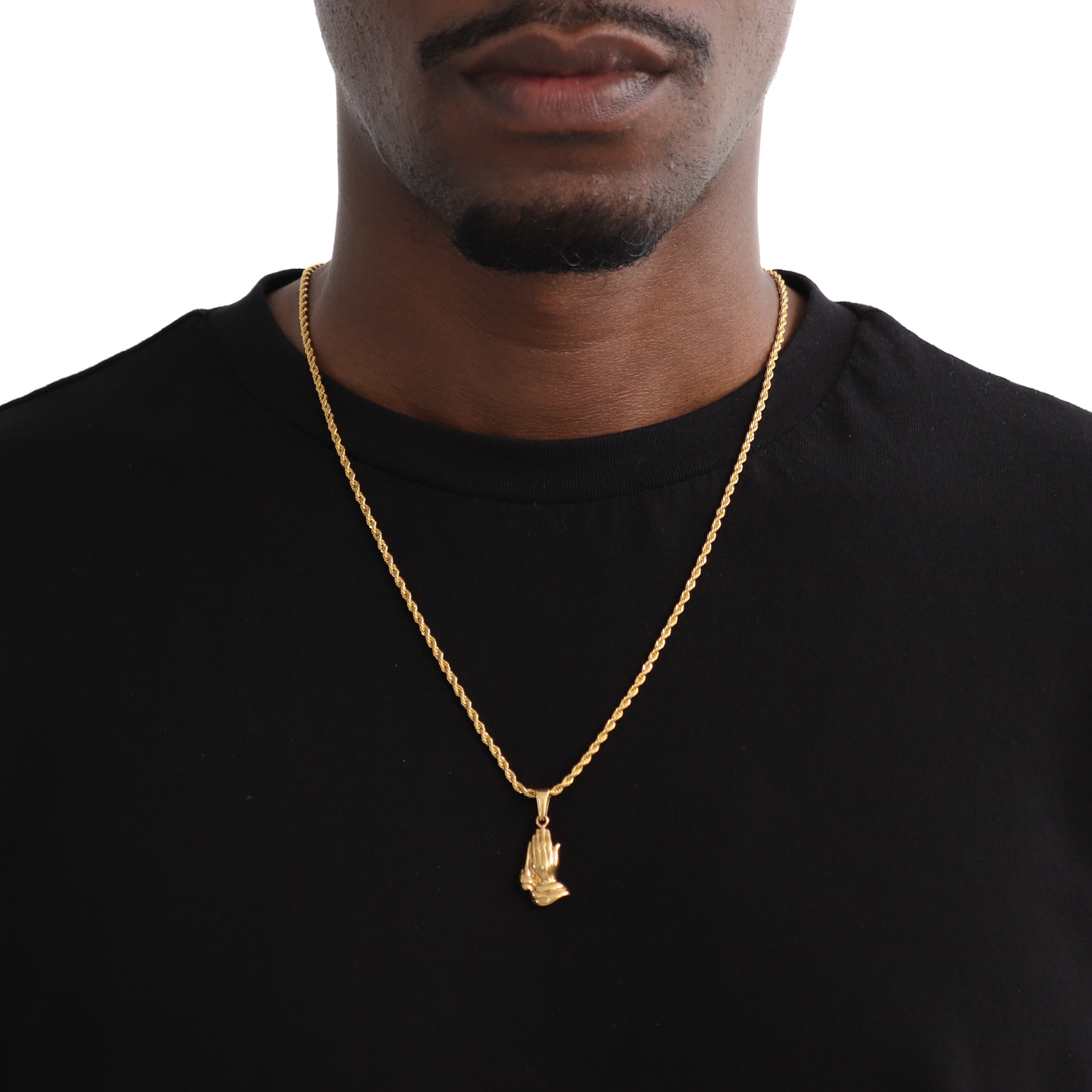 Hands Hanger + Ketting (Goud)