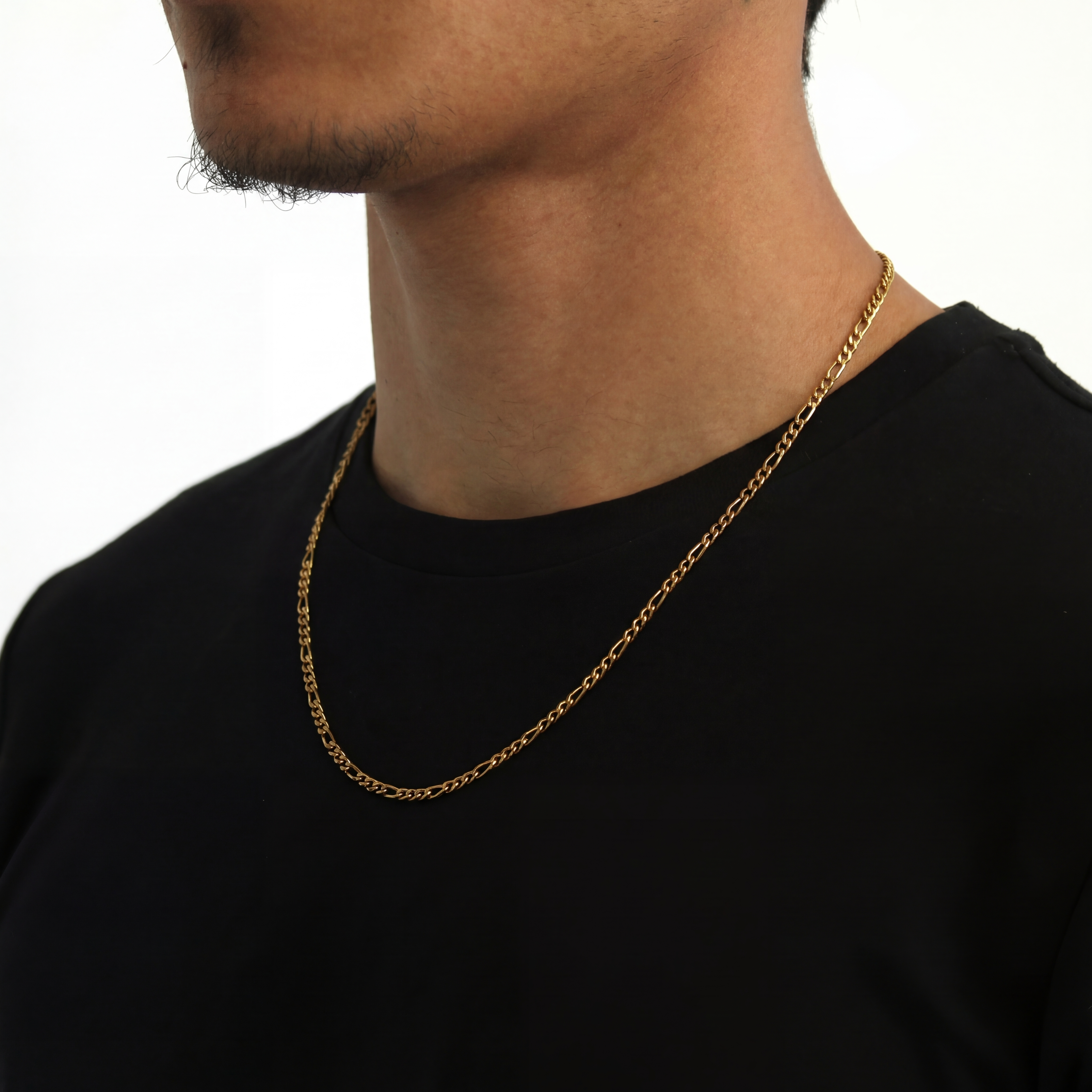 Iconic Figaro ketting 3mm (Goud)