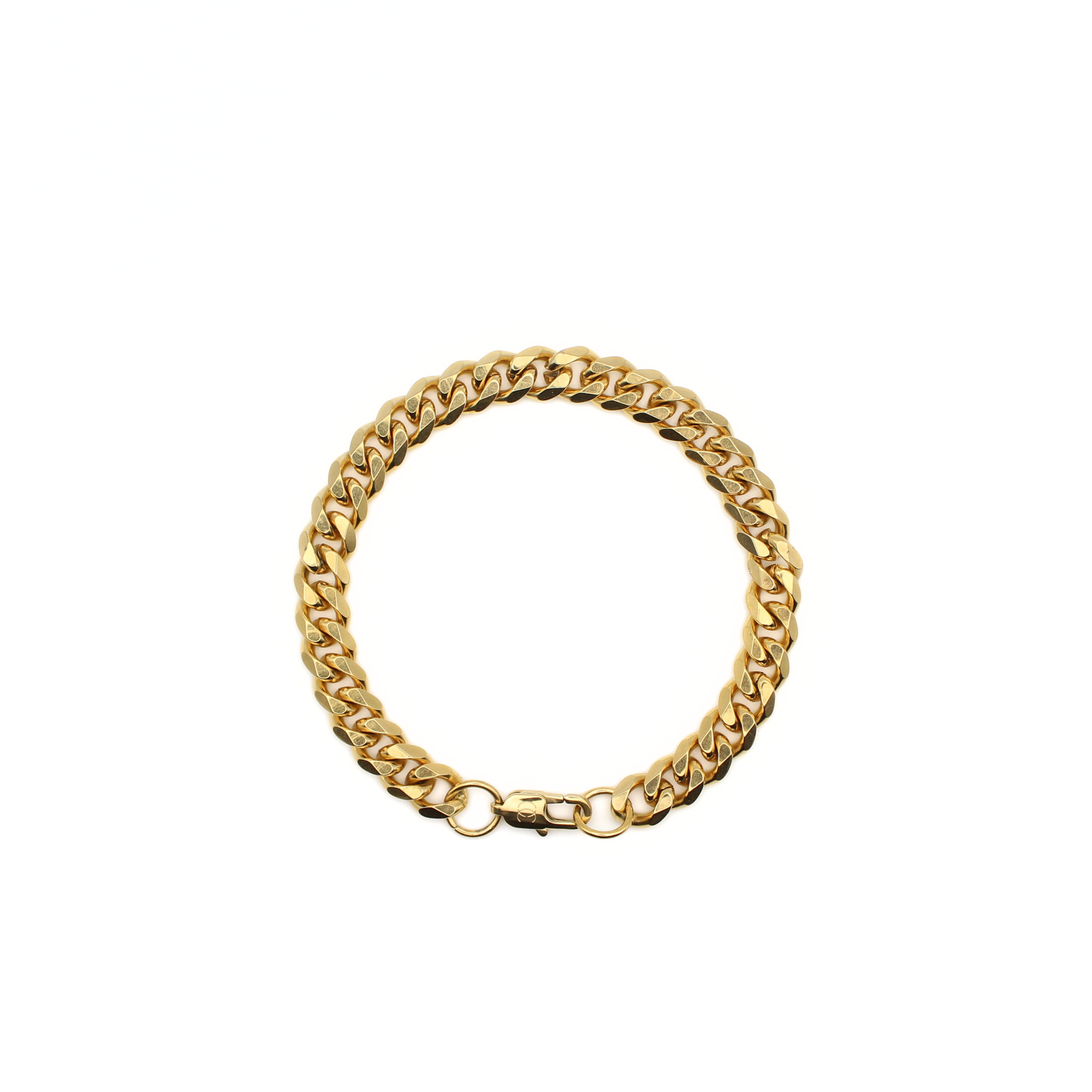 Classic Cuban Armband 8mm (Goud)