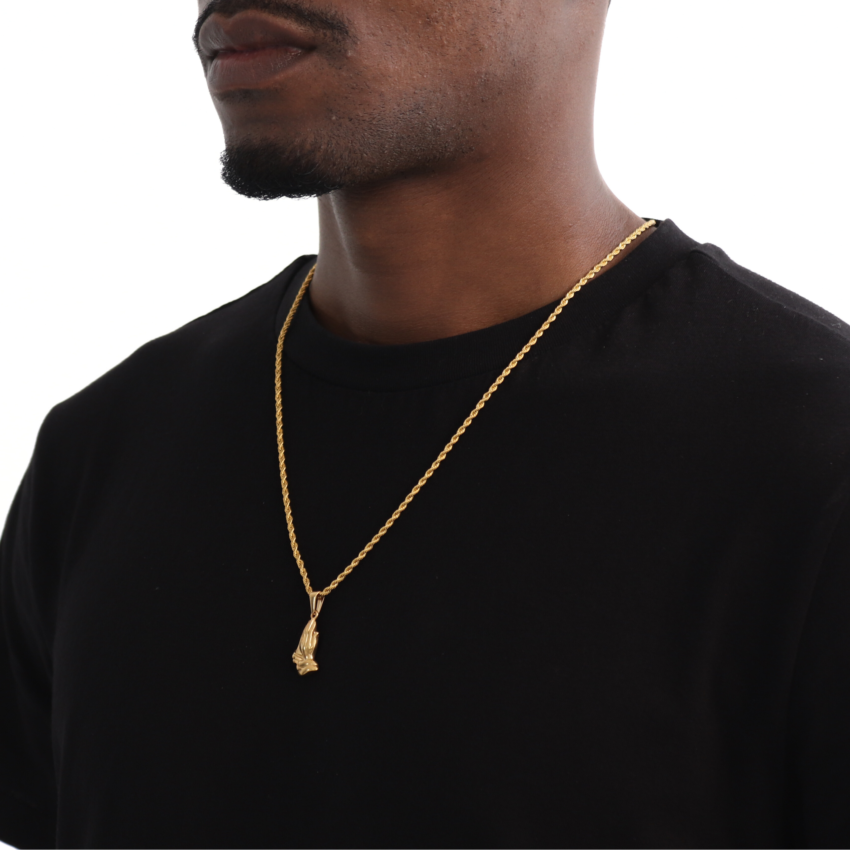 Hands Hanger + Ketting (Goud)