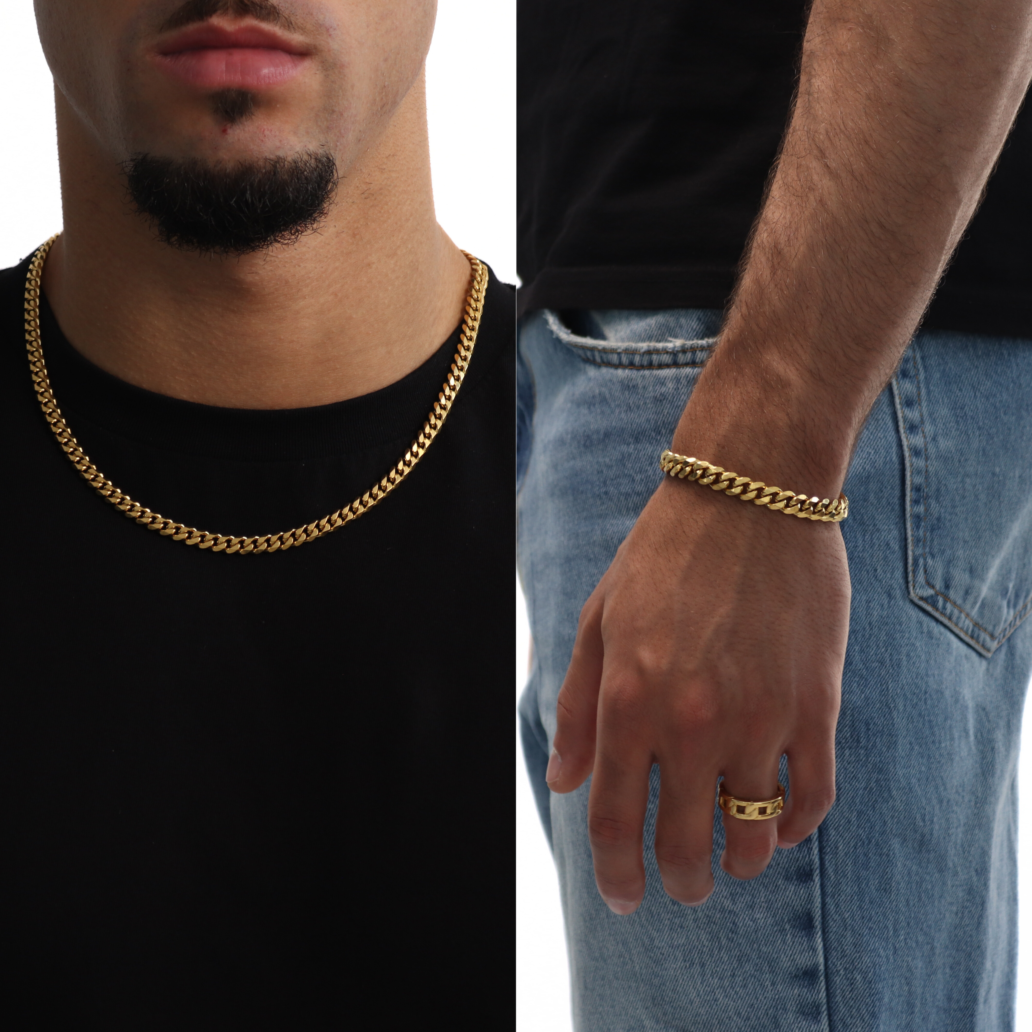 BUNDLE CUBAN 8MM (Goud)