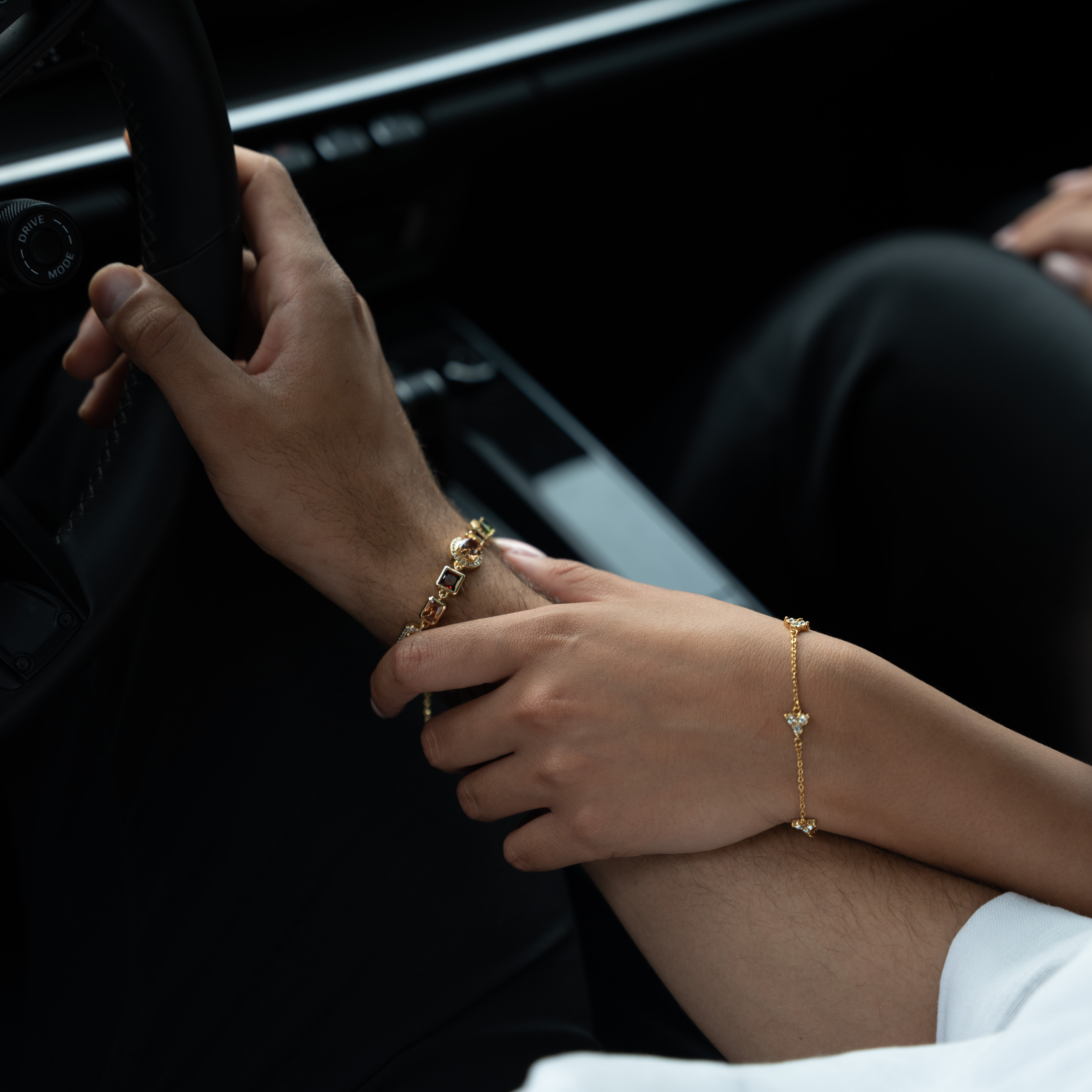 Gemstone Armband (Goud)