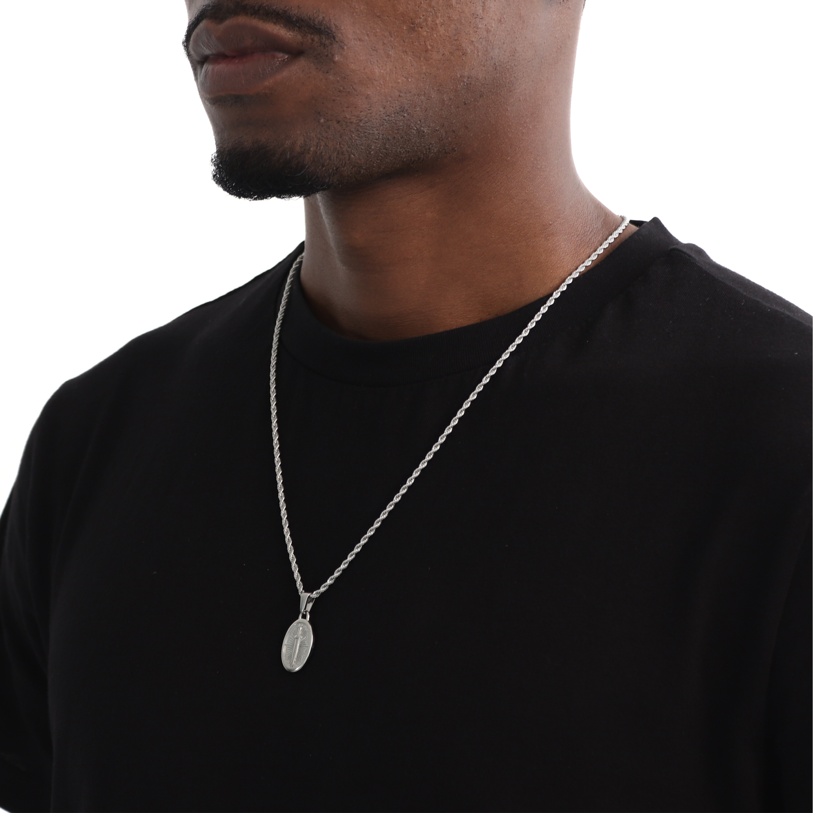 Roman Sword Hanger + Ketting (Zilver)