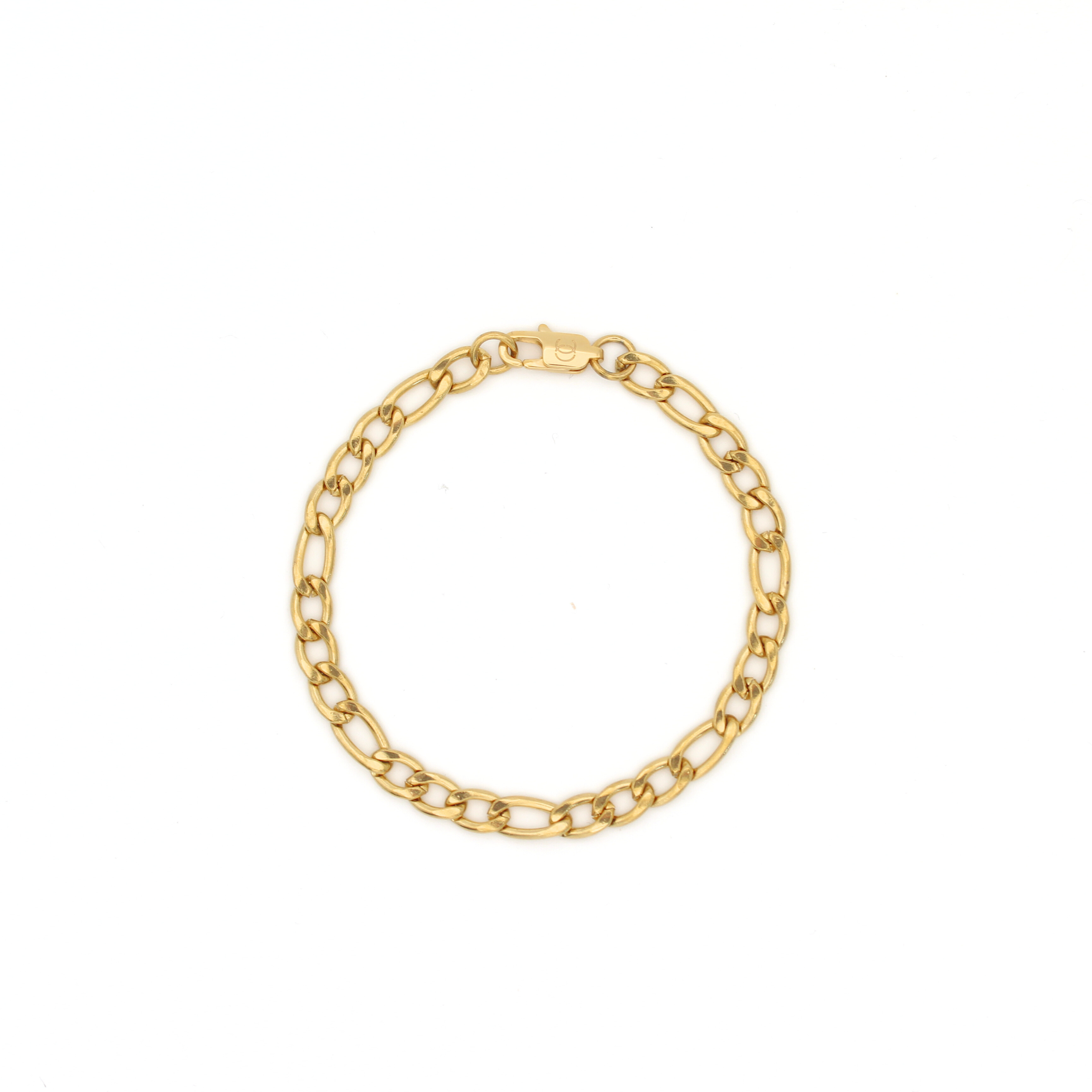 Iconic Figaro Armband 5mm (Goud)