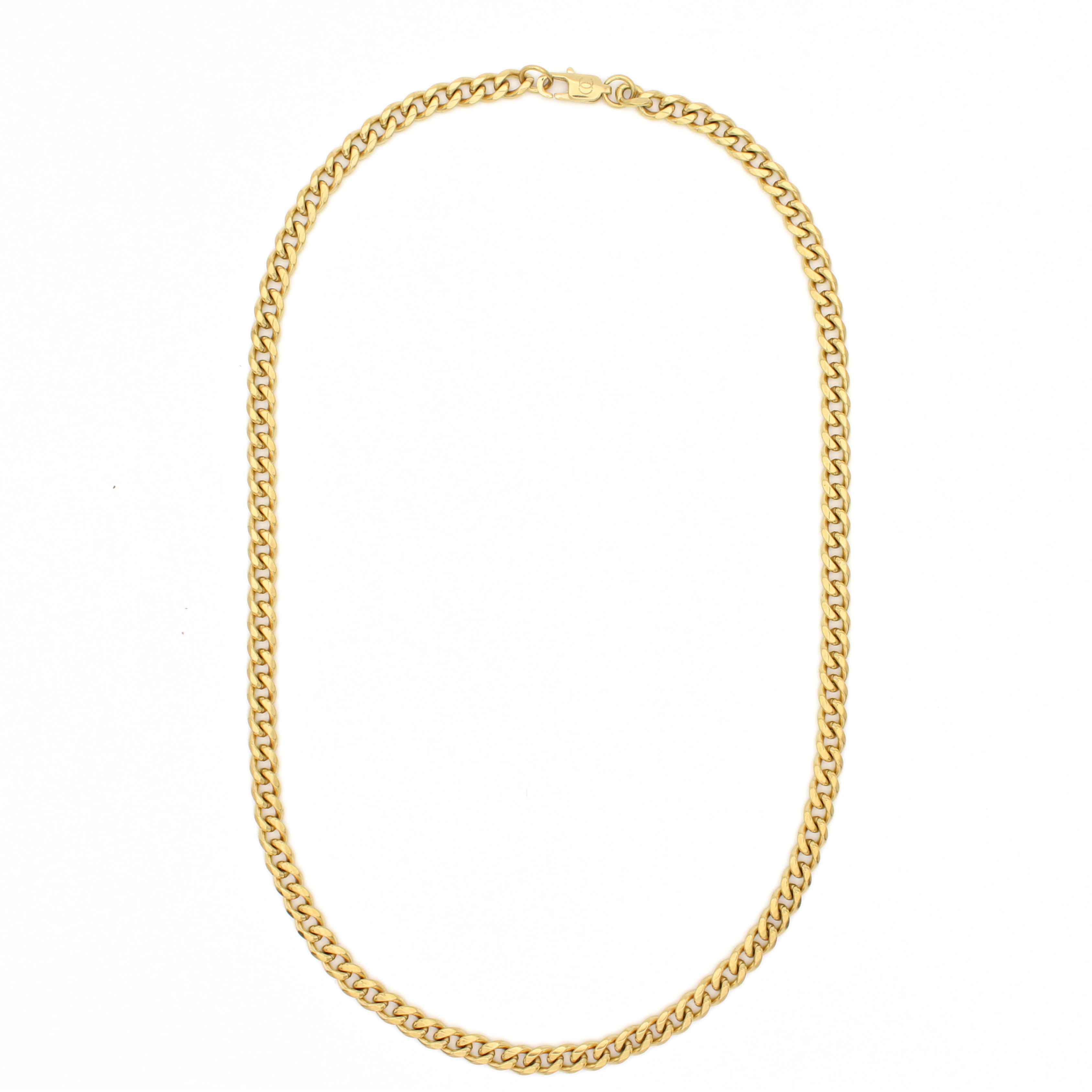 Classic Cuban Ketting 5mm (Goud)