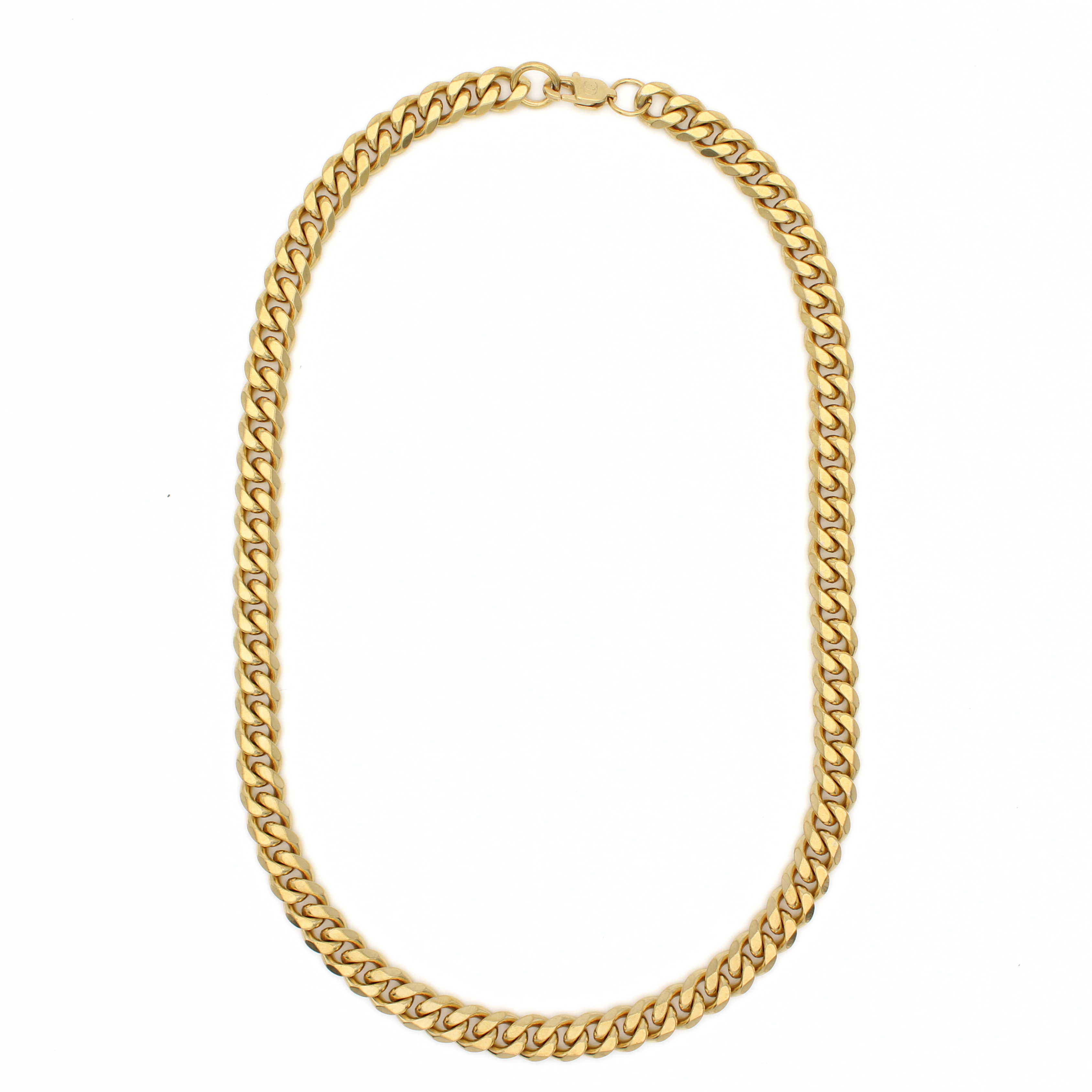 Classic Cuban Ketting 8mm (Goud)
