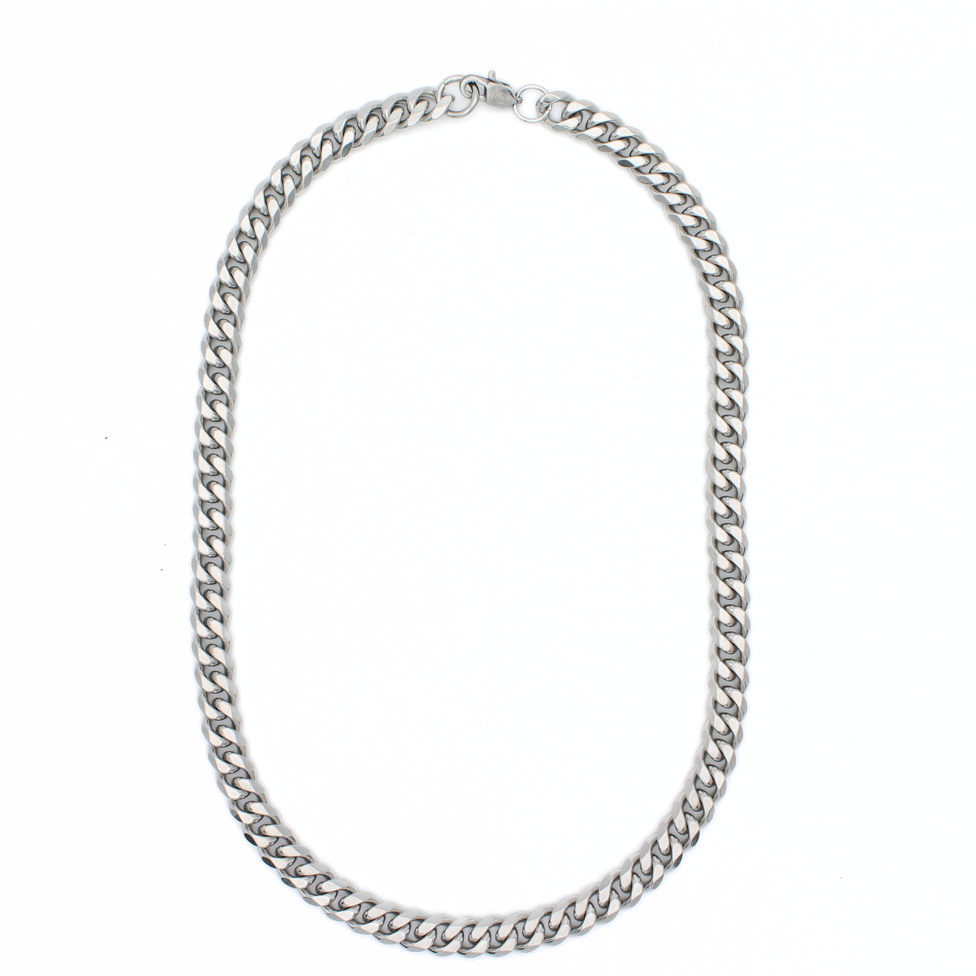 Classic Cuban Ketting 8mm (Zilver)