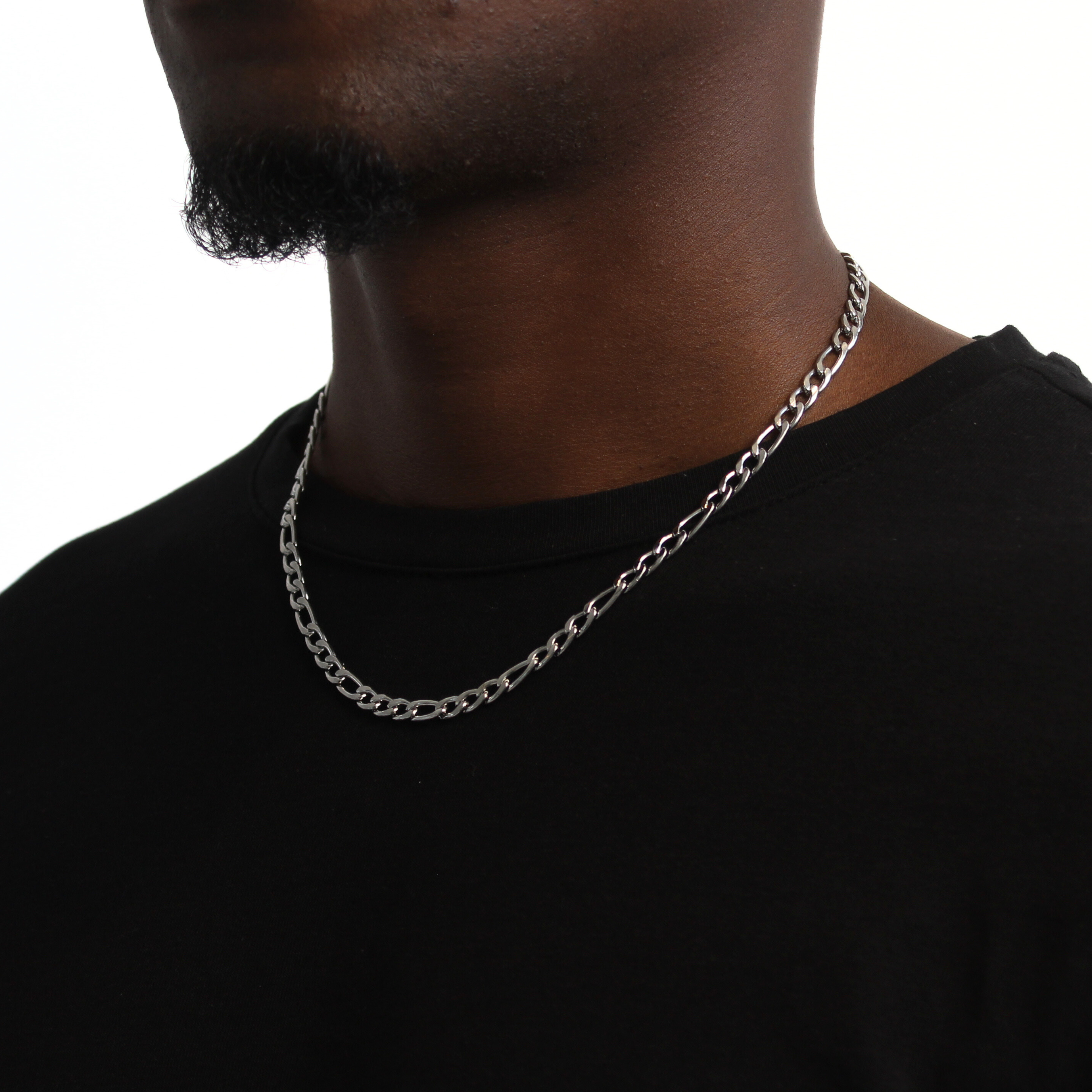 Iconic Figaro Ketting 5mm (Zilver)