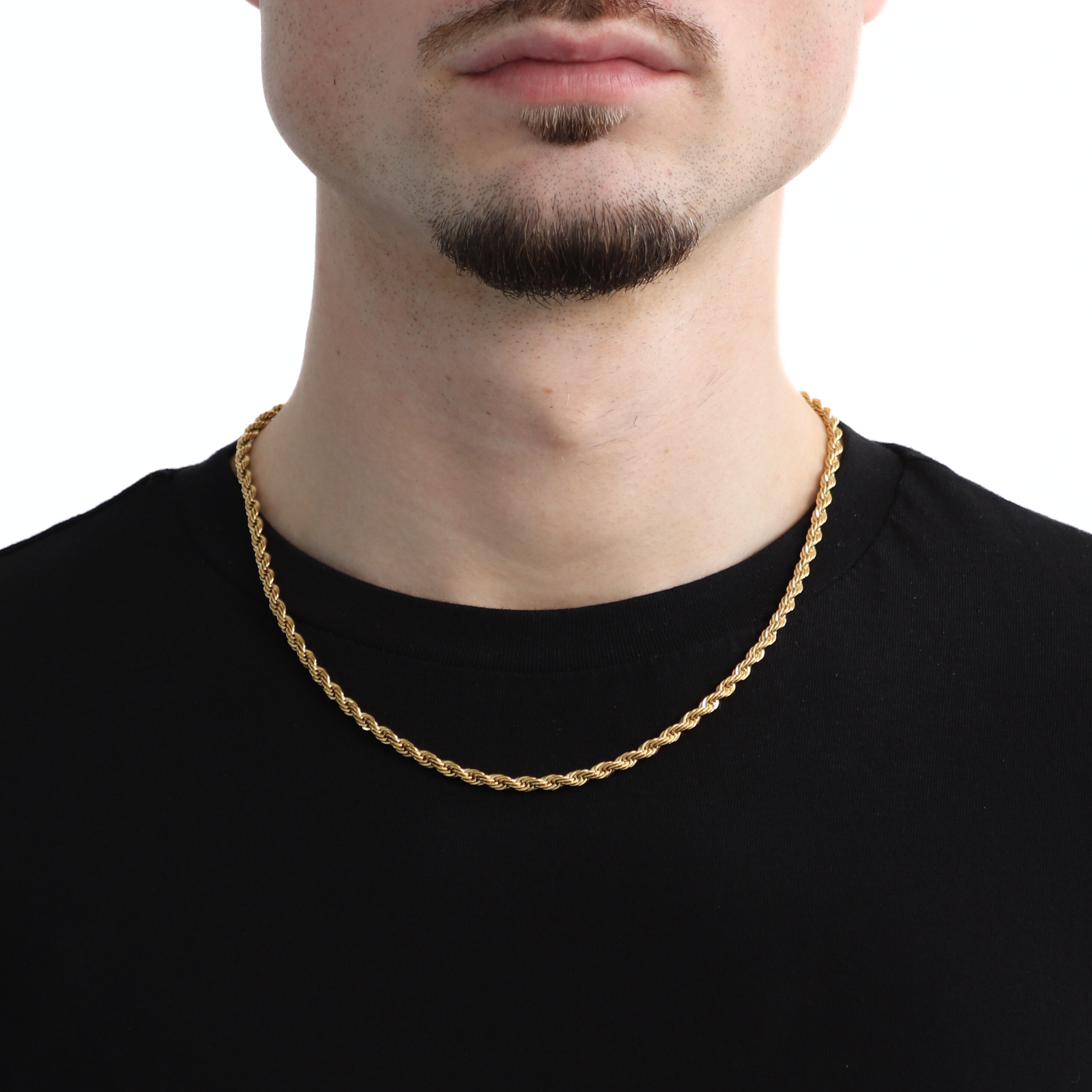 Clean Rope Ketting 4mm (Goud)