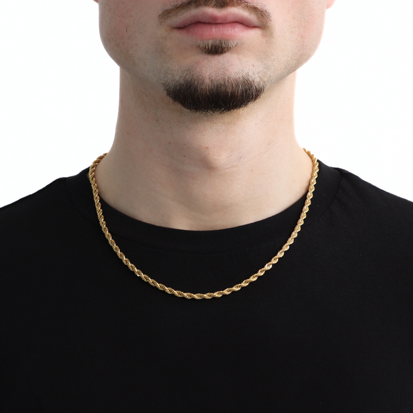 Clean Rope Ketting 4mm (Goud)