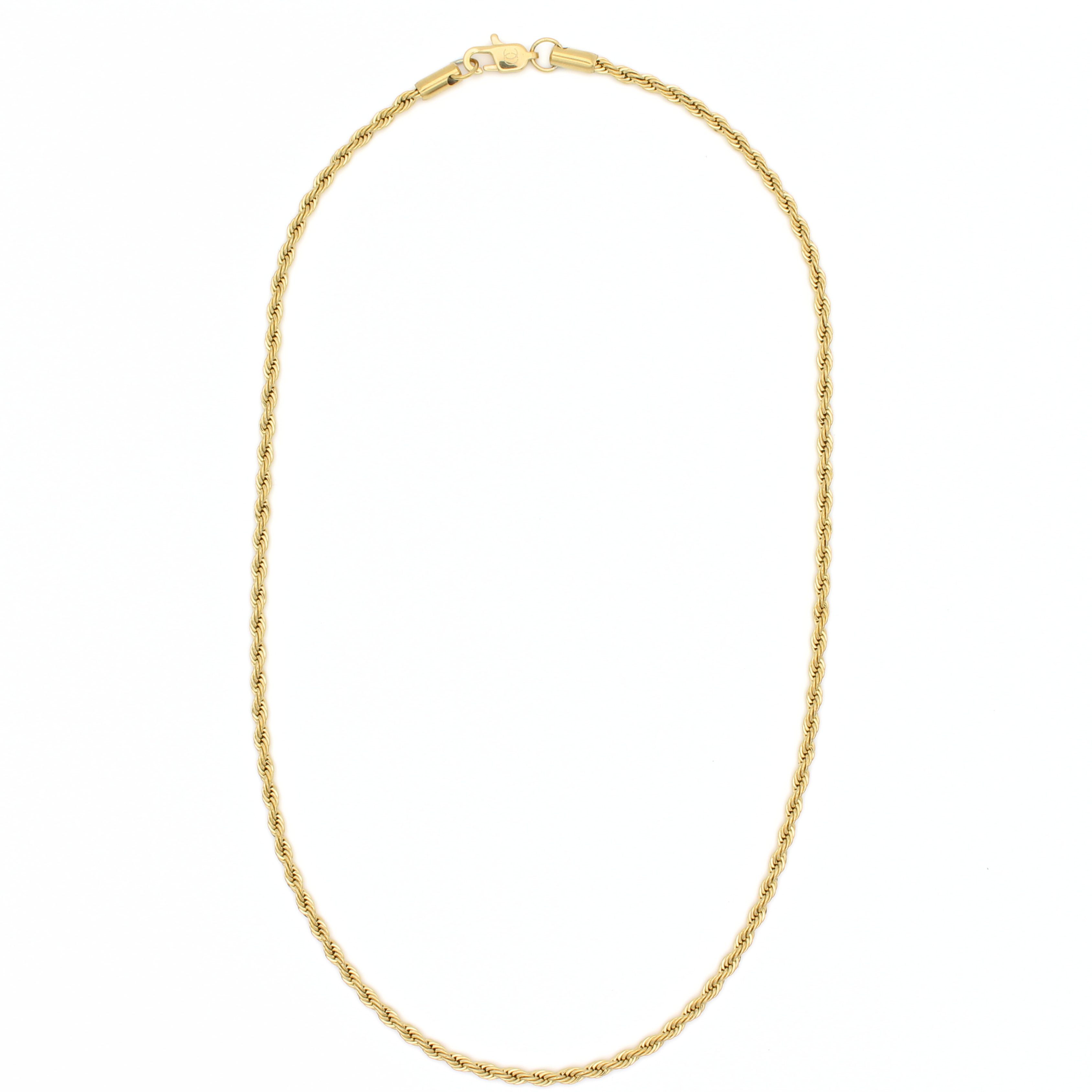 Clean Rope Ketting 3mm (Goud)