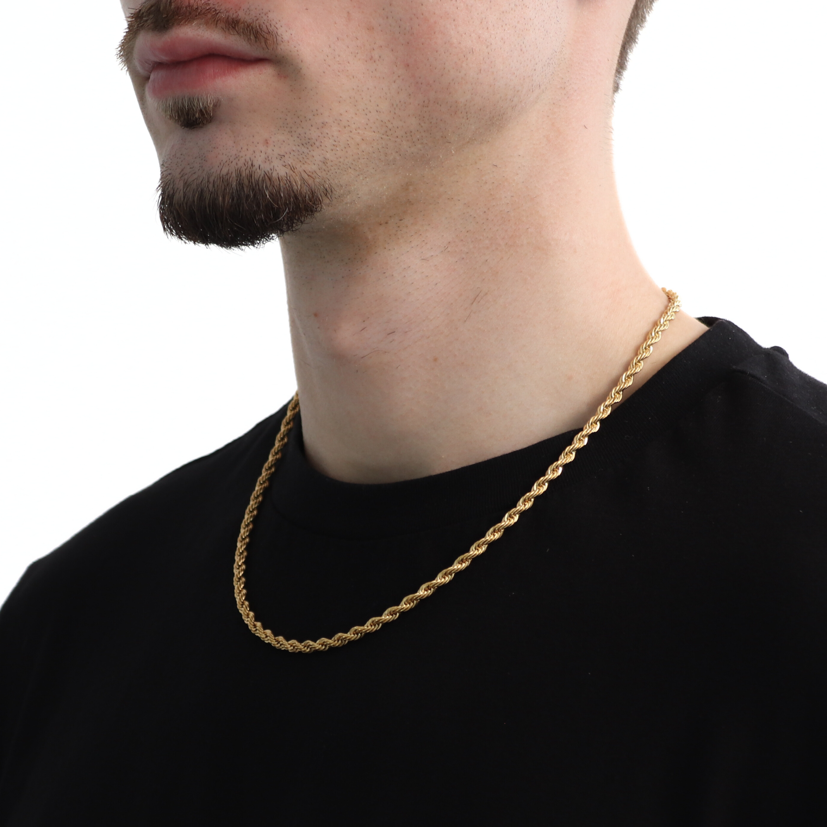 Clean Rope Ketting 4mm (Goud)