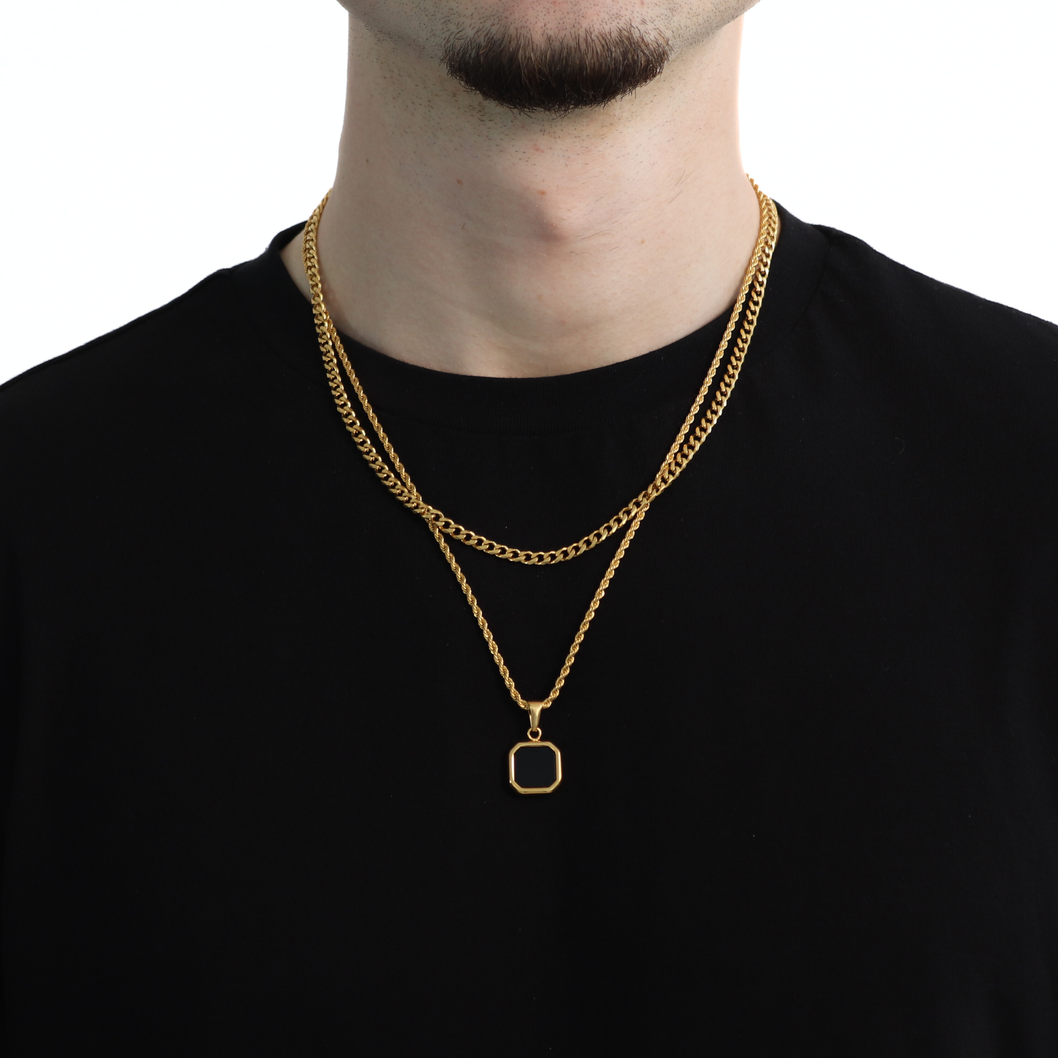 Zwarte Steen Set (Goud)