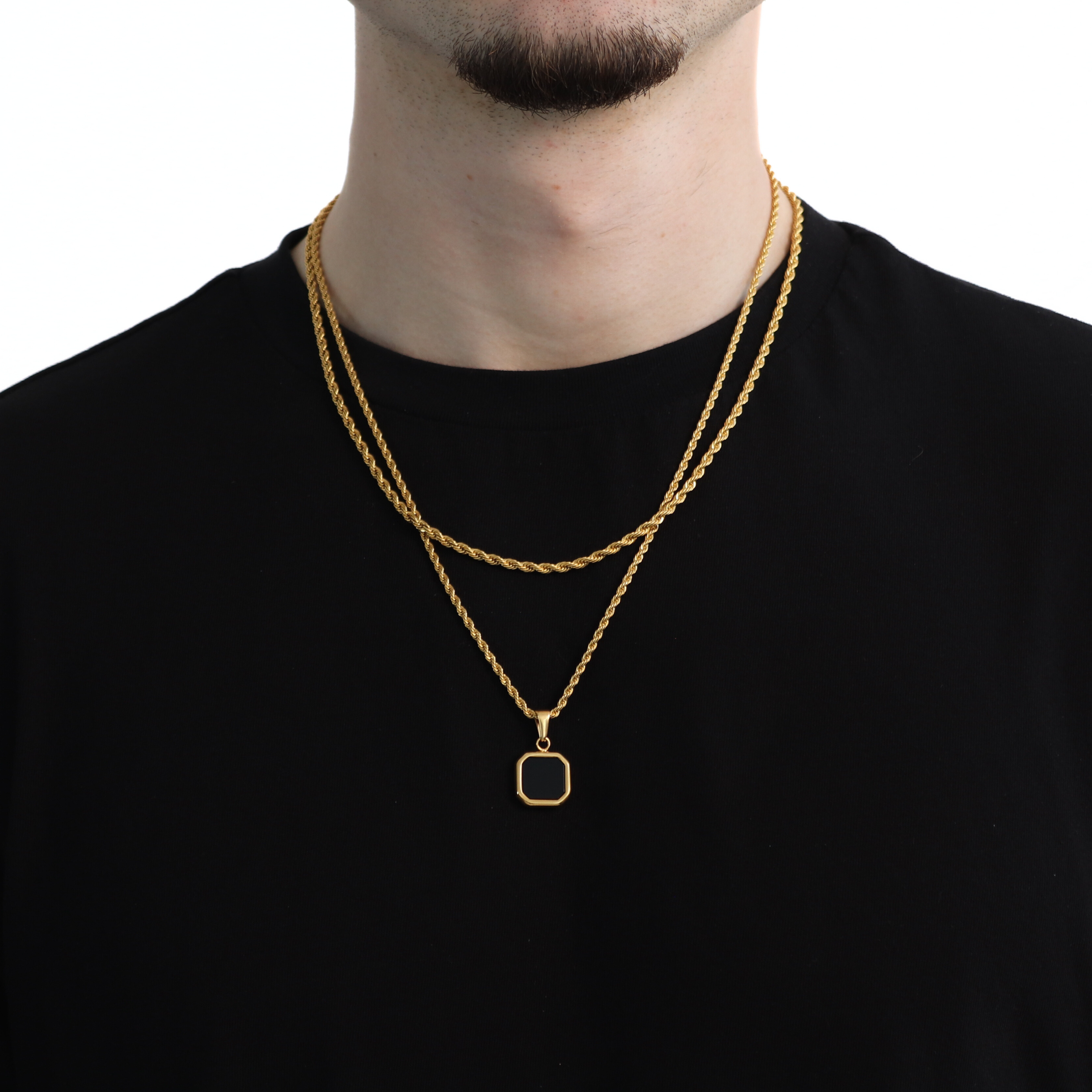 Zwarte Steen Set (Goud)