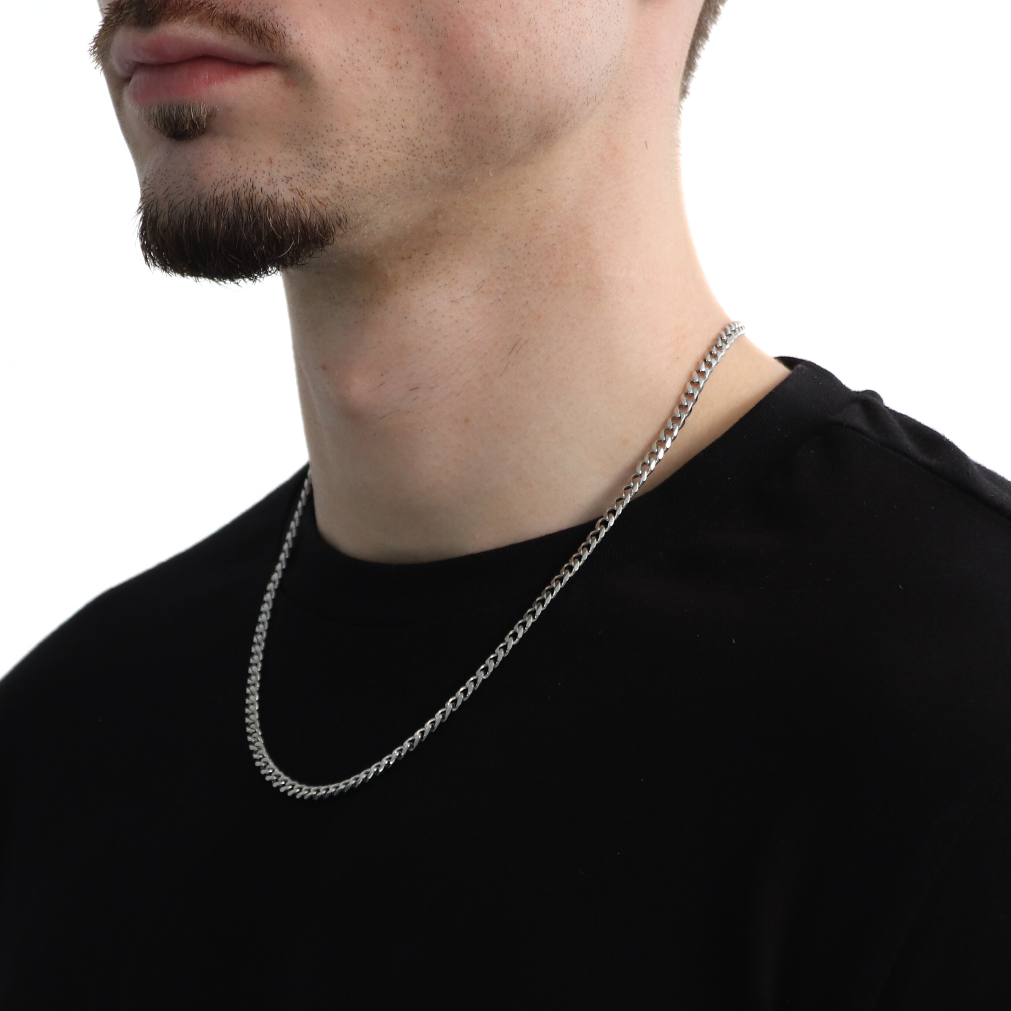 Classic Cuban Ketting 4mm (Zilver)