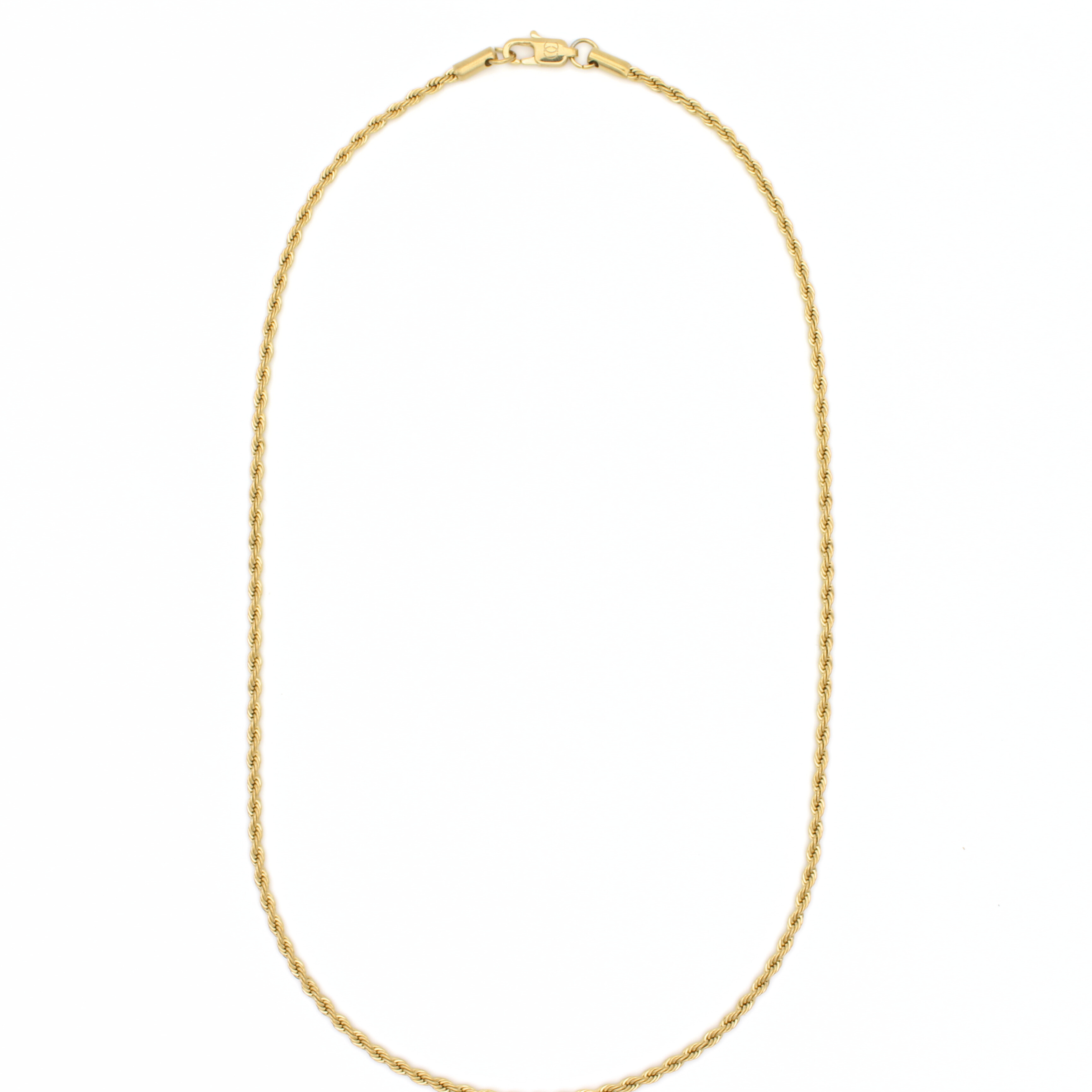 Clean Rope Ketting 2mm (Goud)