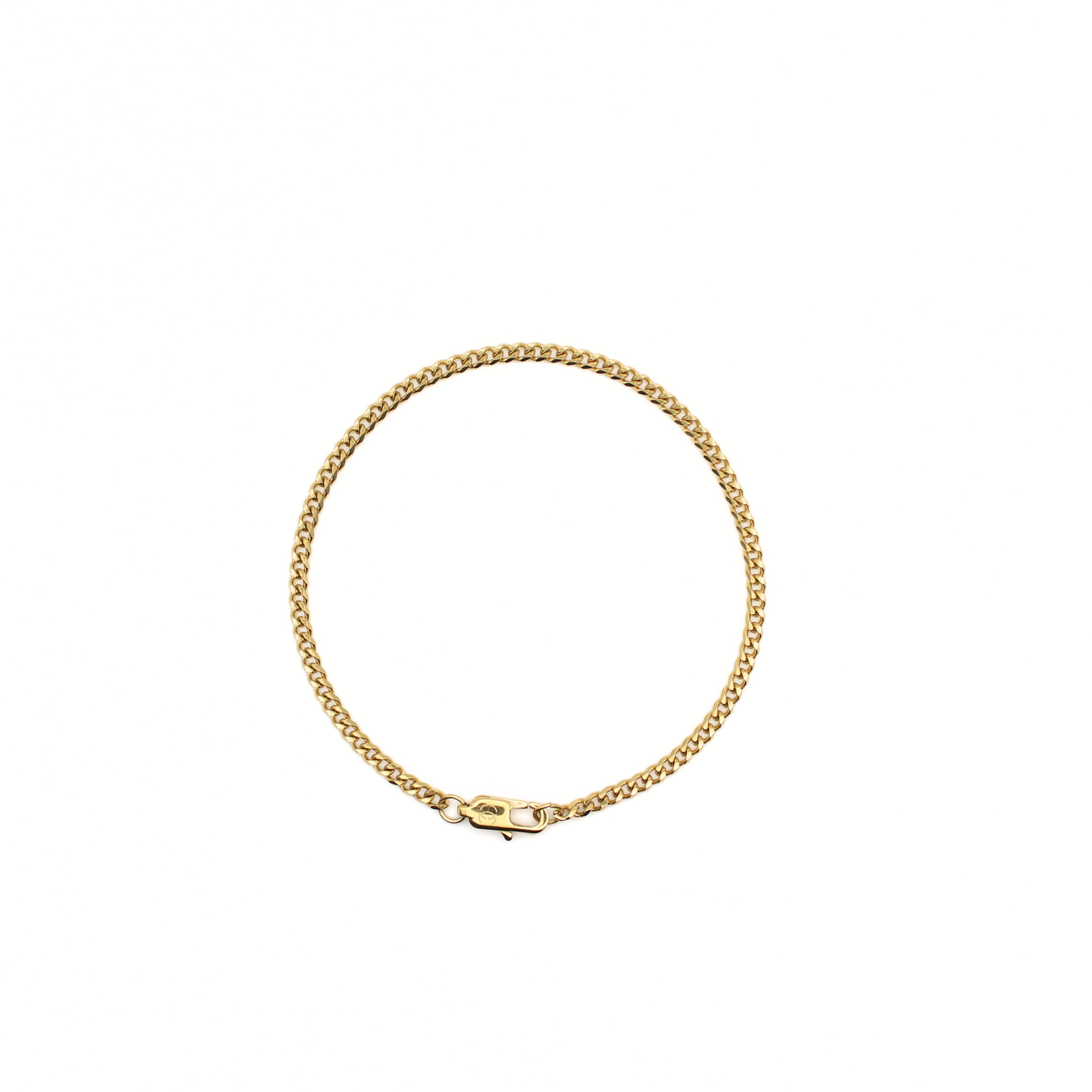 Classic Cuban Armband 3mm (Goud)