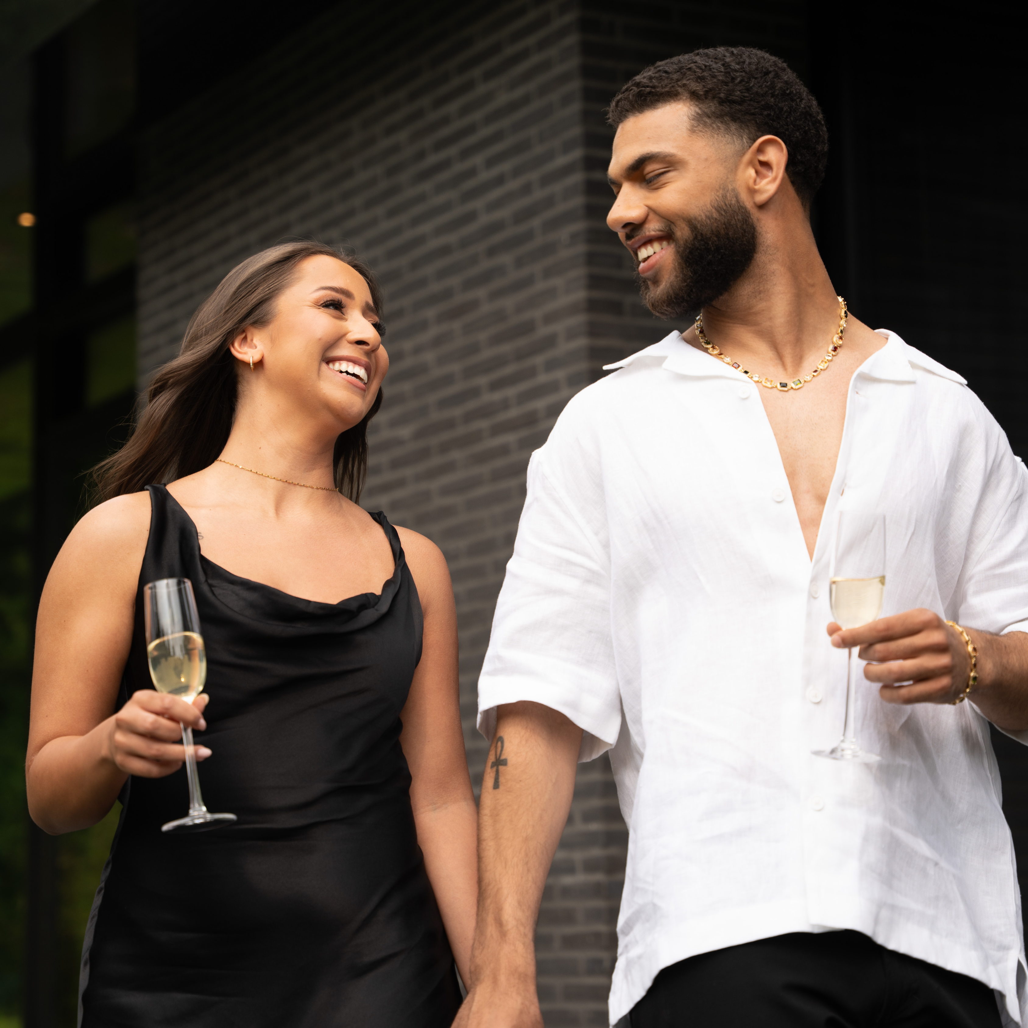 Gemstone Ketting (Goud)