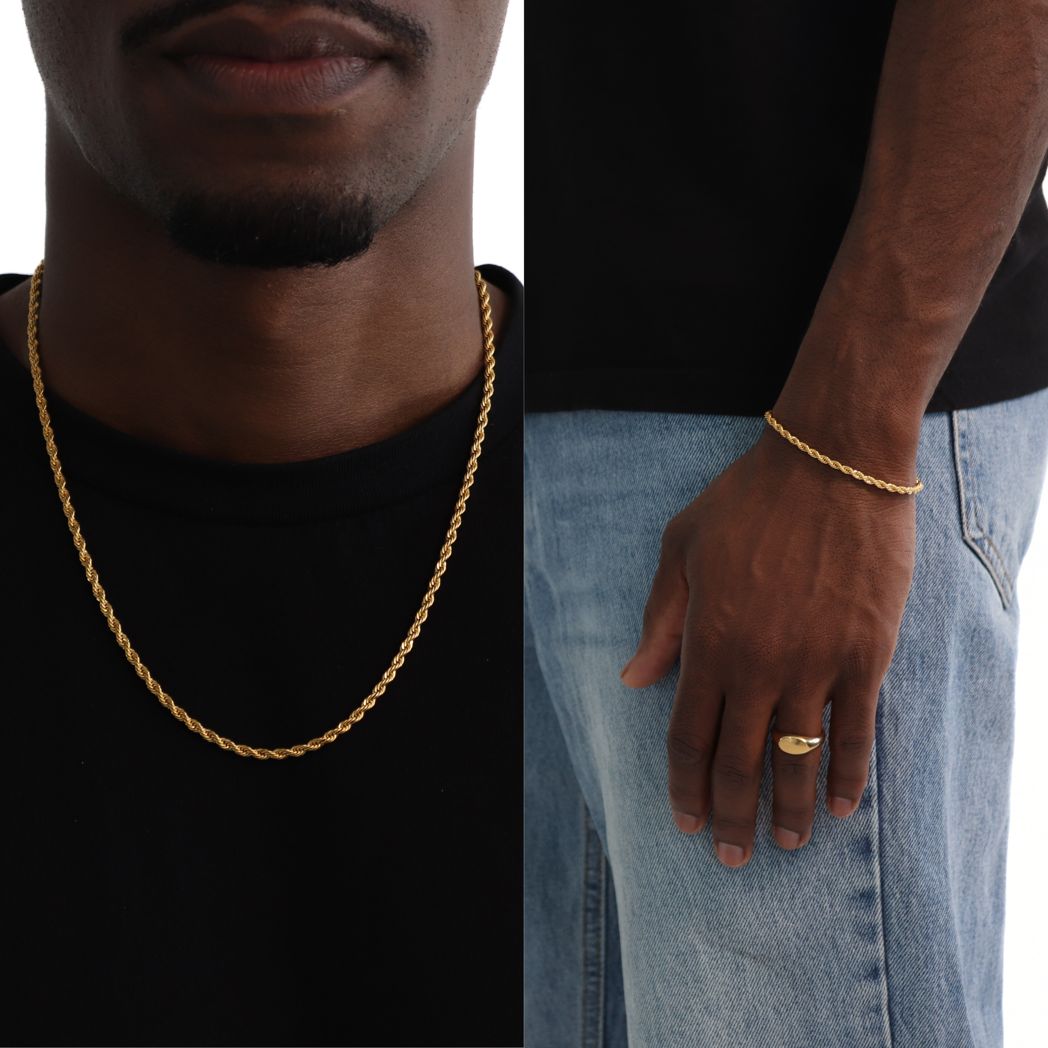 BUNDLE ROPE 3MM (Goud)