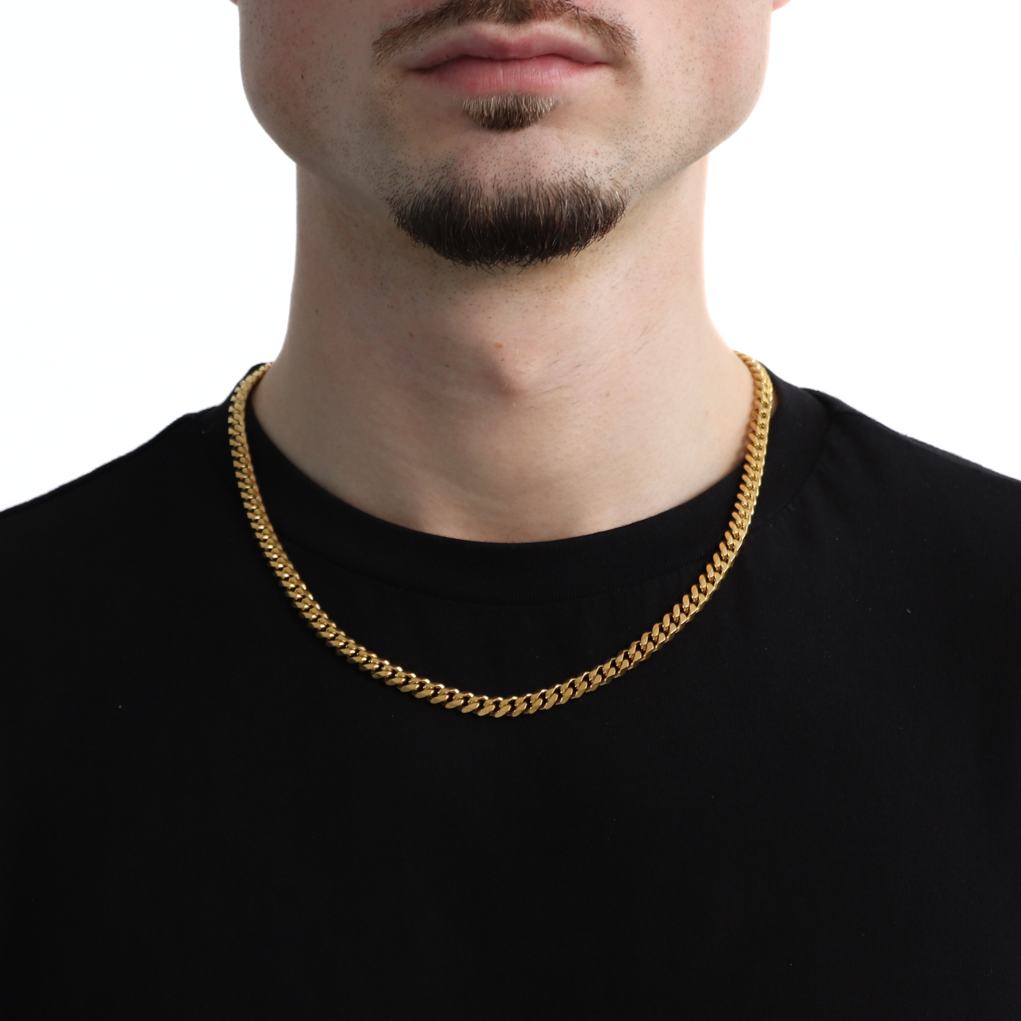 Classic Cuban Ketting 6mm (Goud)