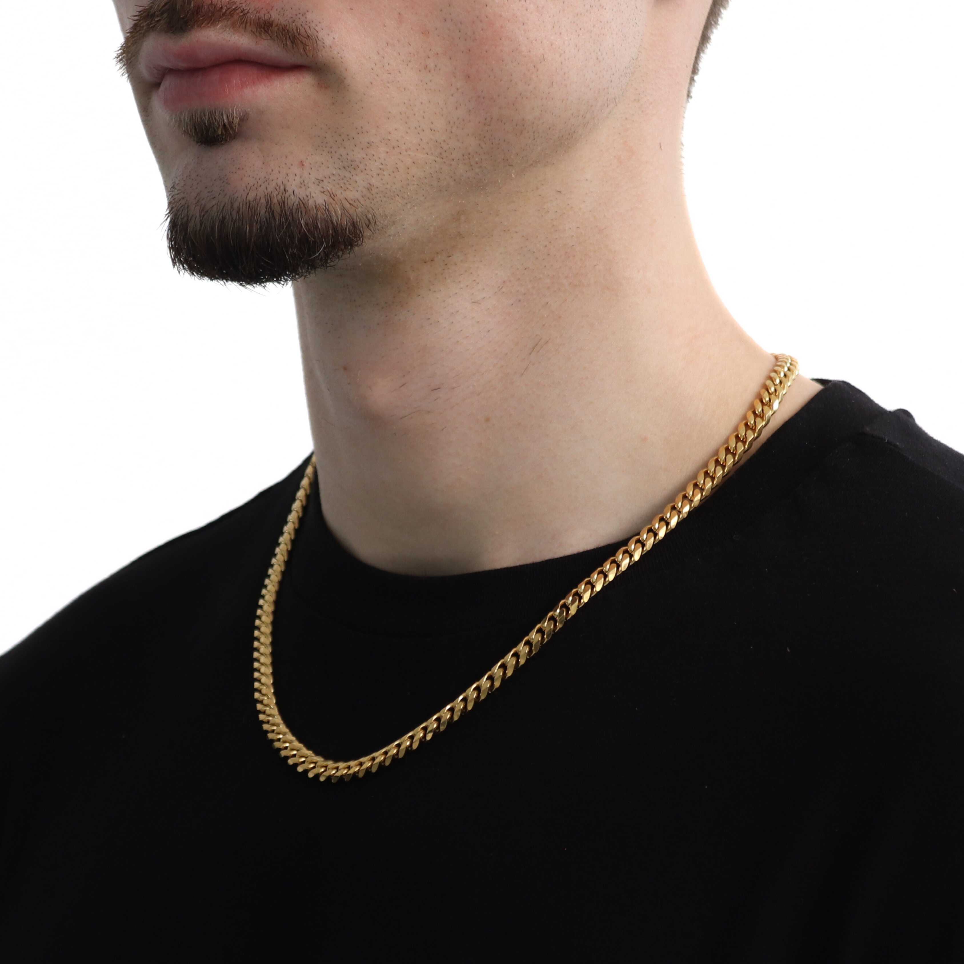 Classic Cuban Ketting 6mm (Goud)