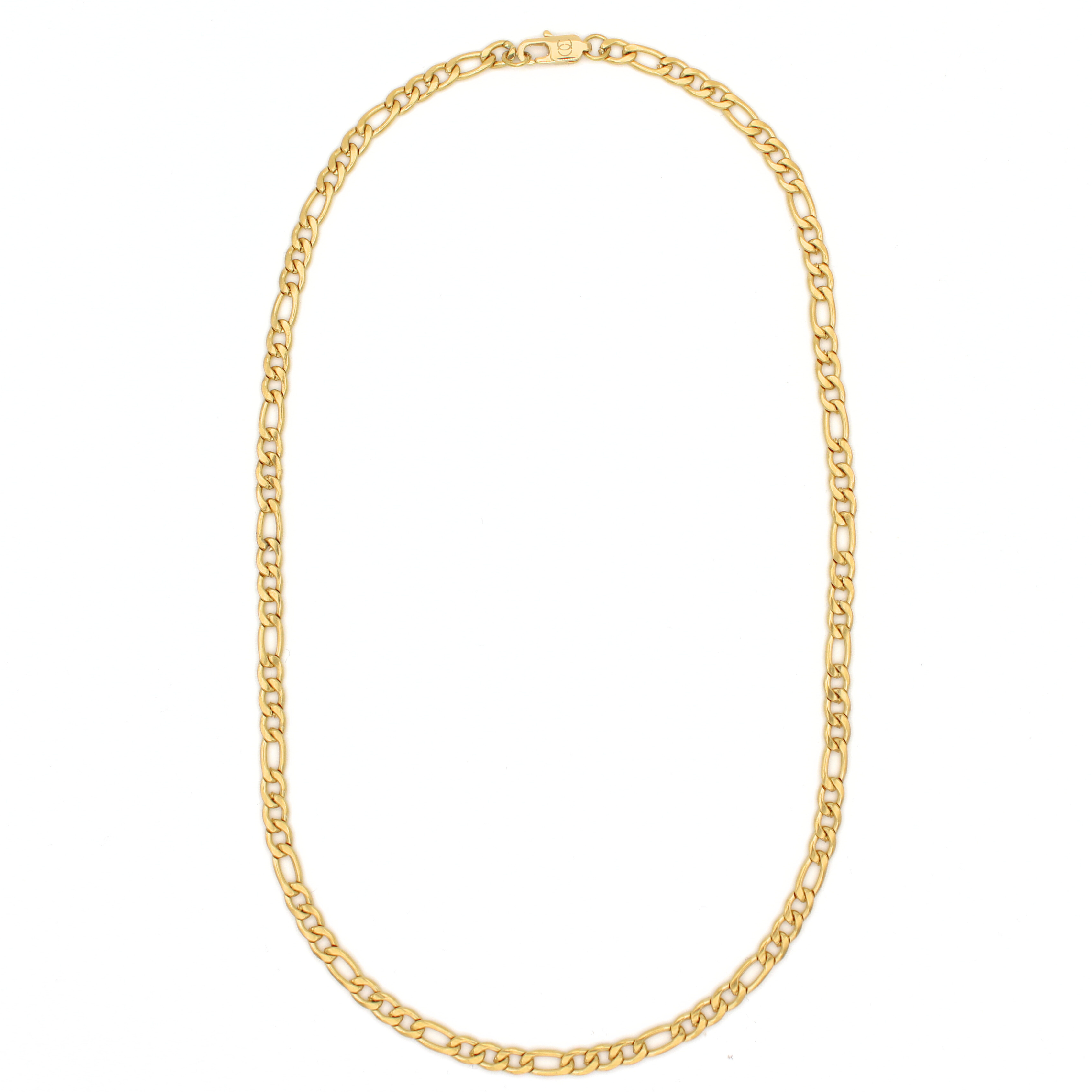 Iconic Figaro Ketting 4mm (Goud)