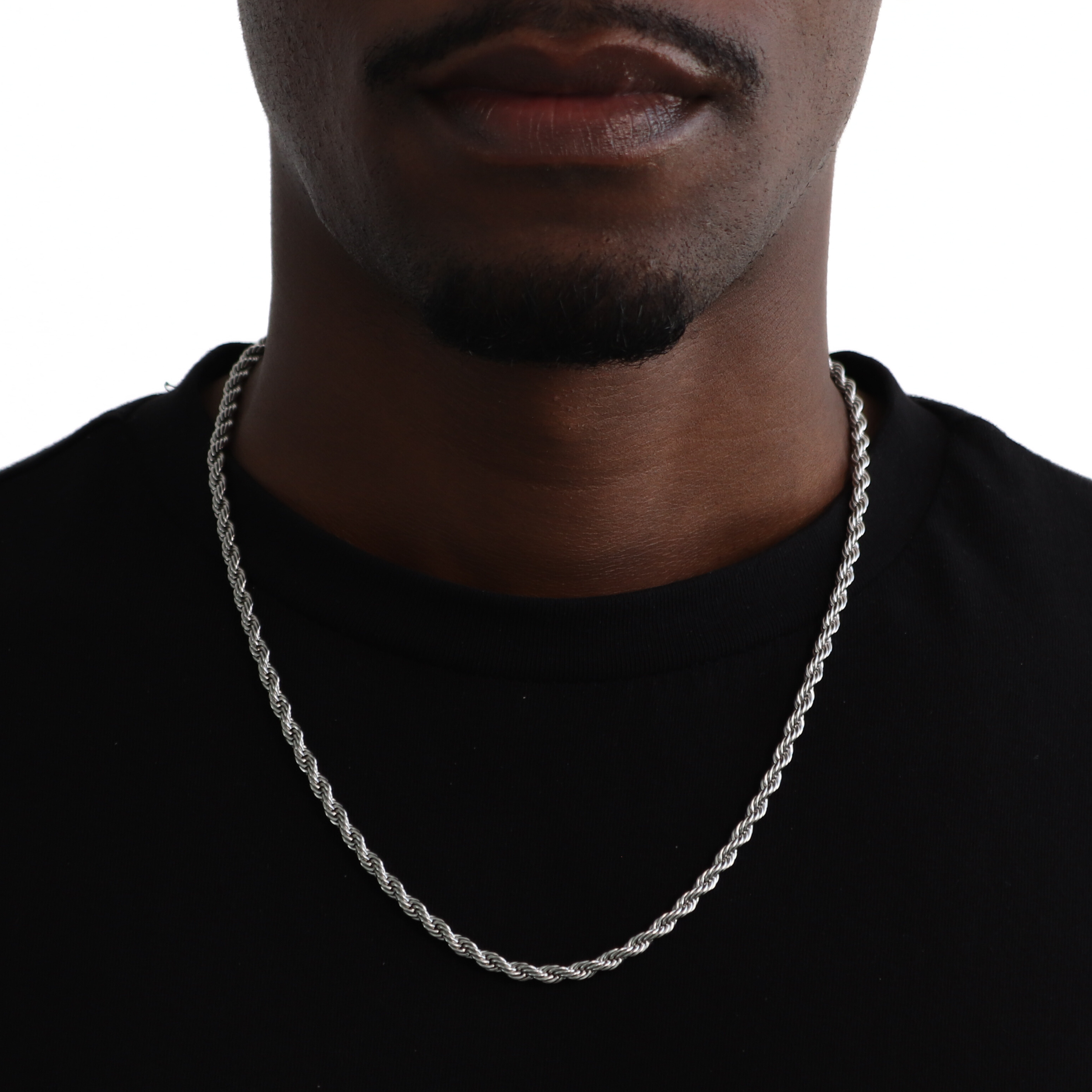 Clean Rope Ketting 4mm (Zilver)