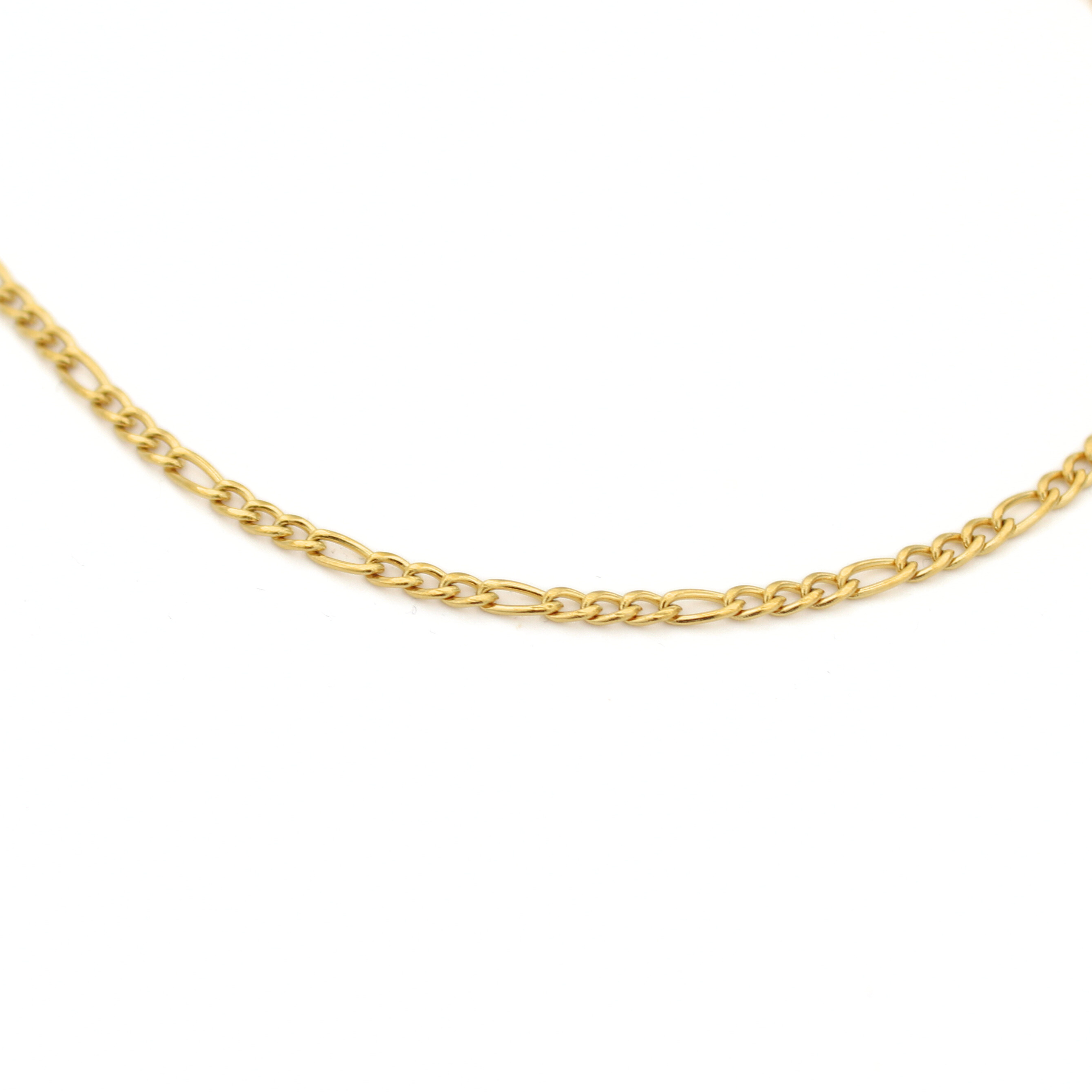 Iconic Figaro ketting 3mm (Goud)