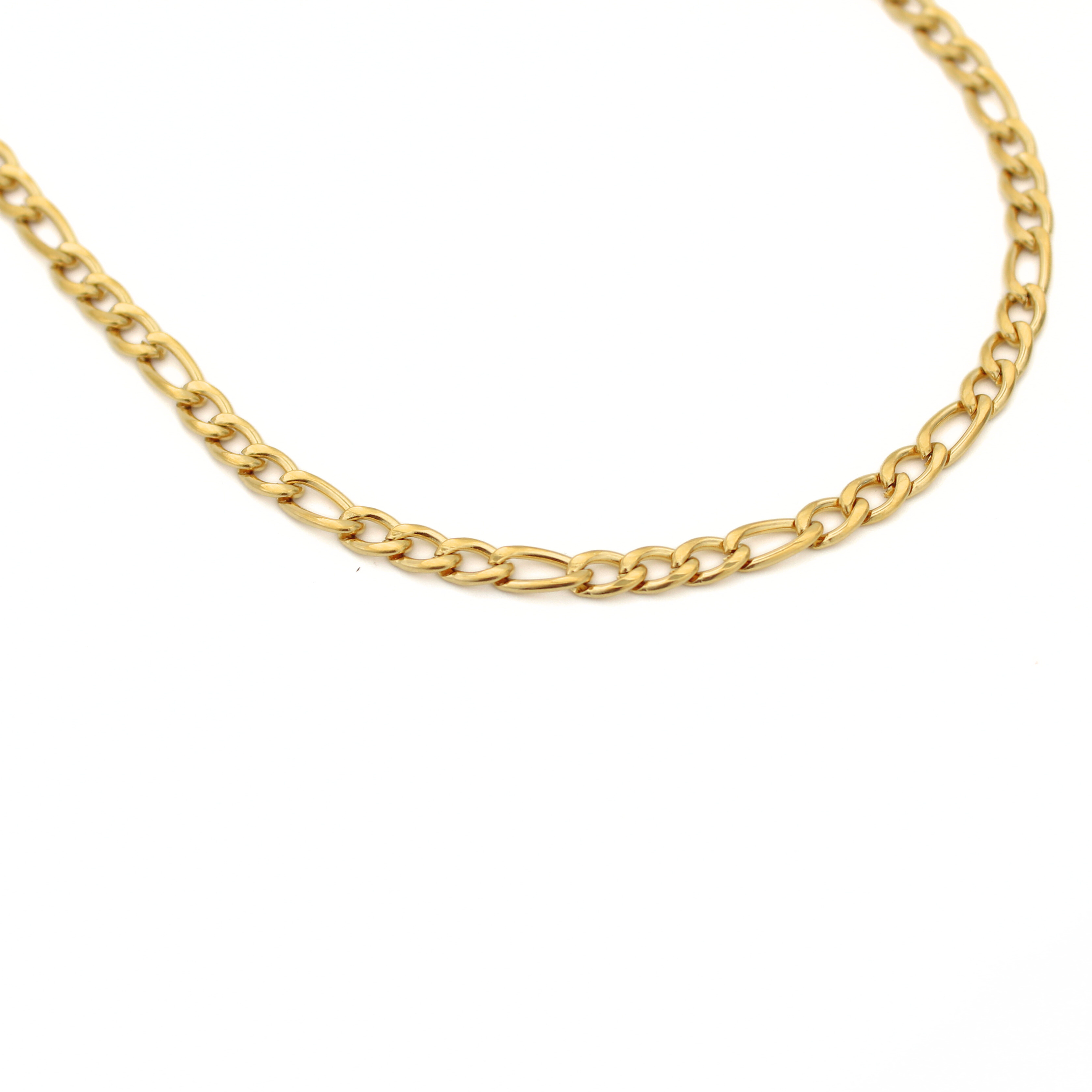 Iconic Figaro Ketting 5mm (Goud)