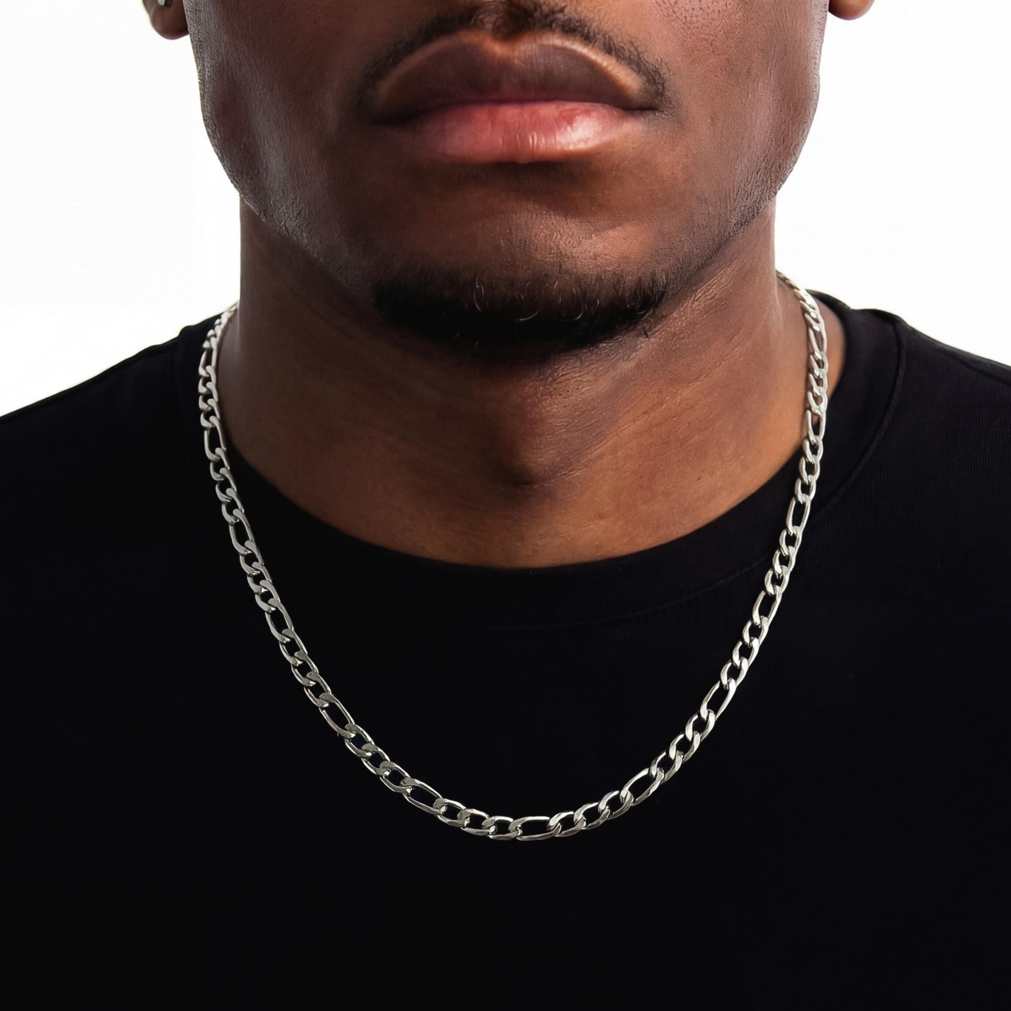 Iconic Figaro Ketting 5mm (Zilver)