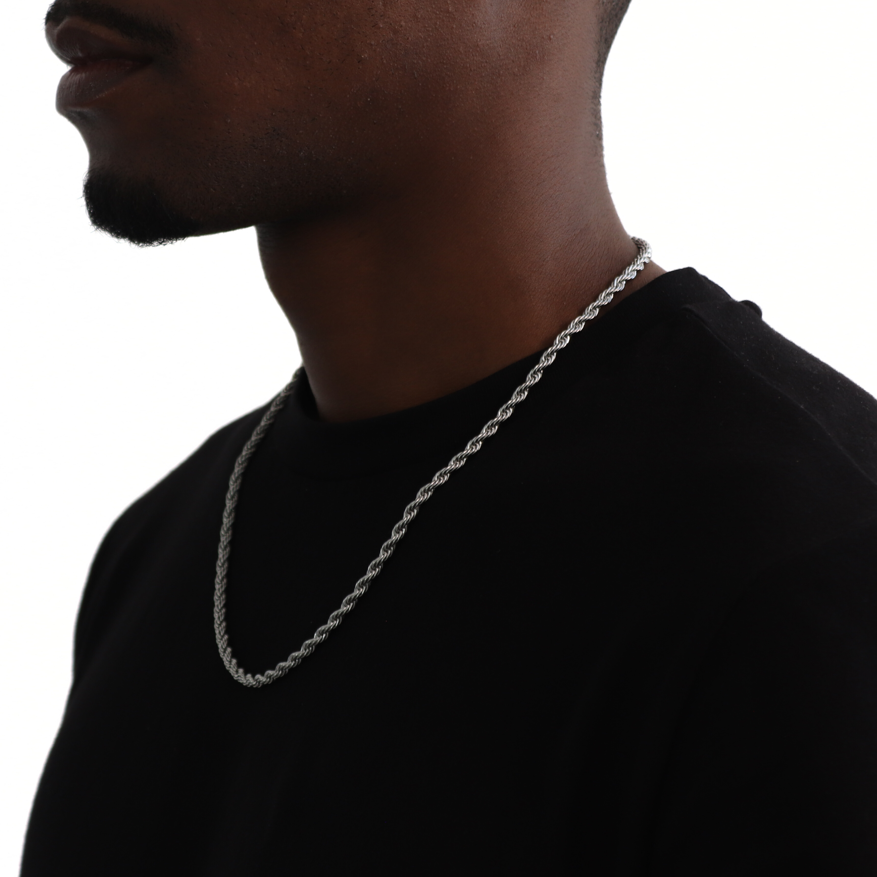 Clean Rope Ketting 4mm (Zilver)