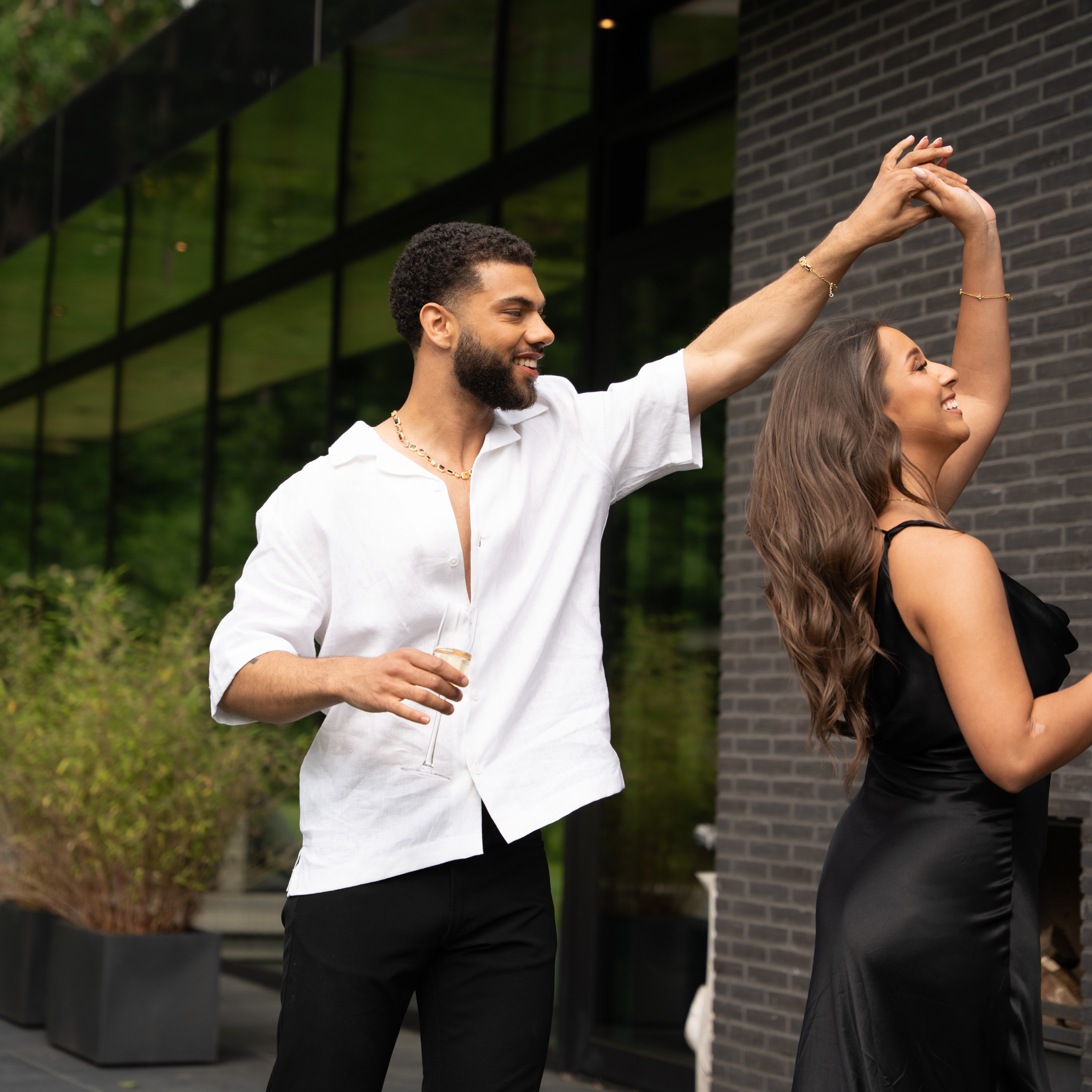 Gemstone Ketting (Goud)