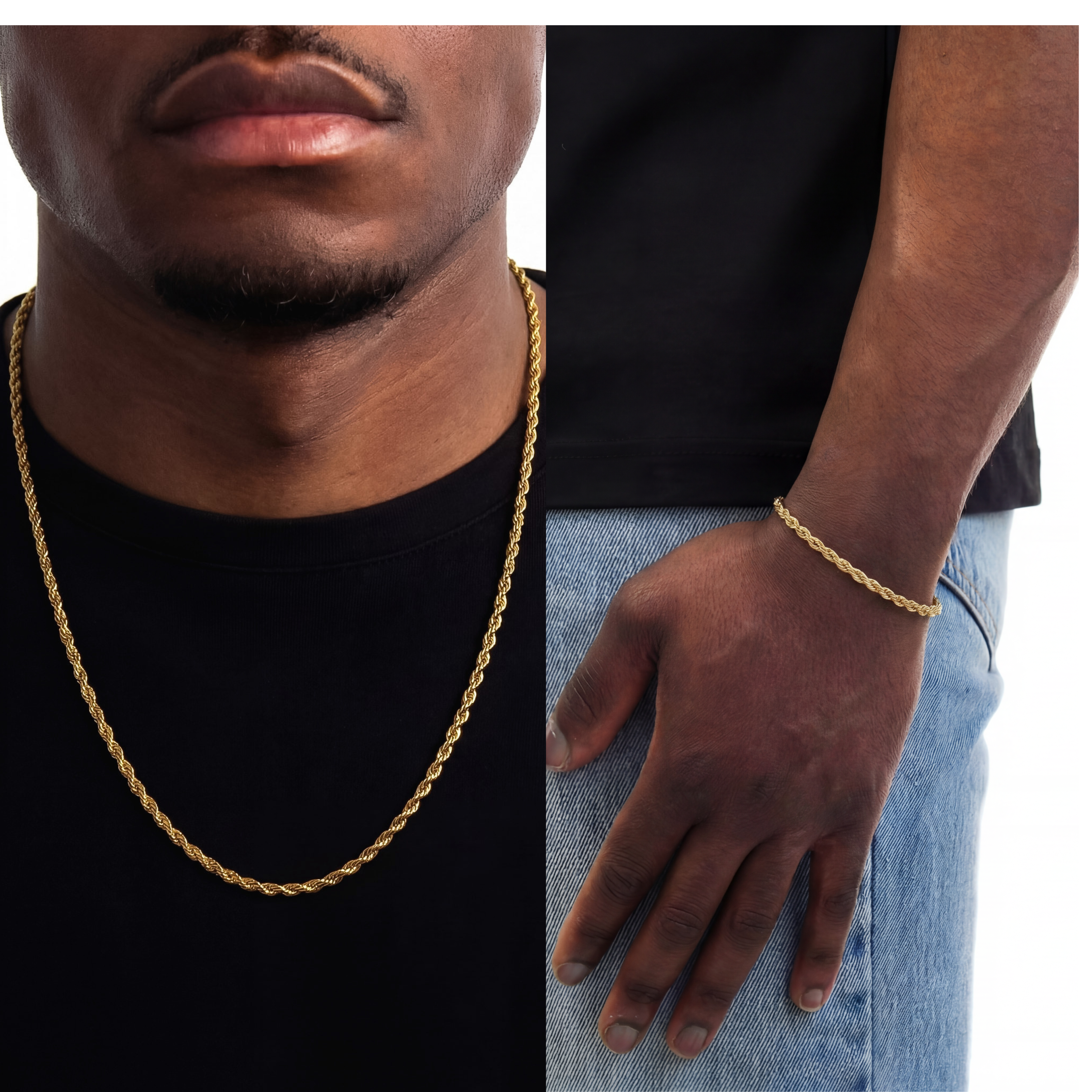 BUNDLE ROPE 3MM (Goud)