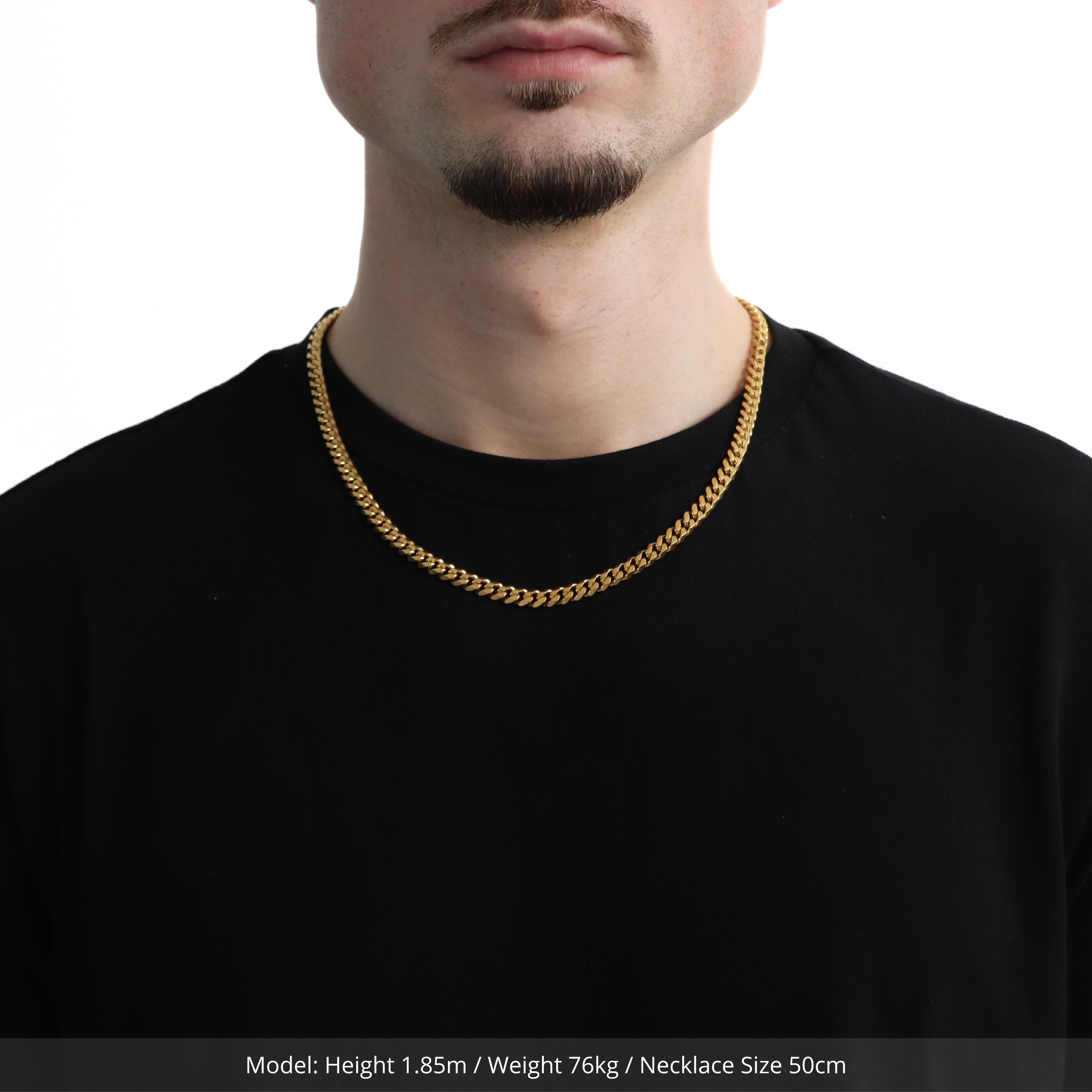 Classic Cuban Ketting 6mm (Goud)