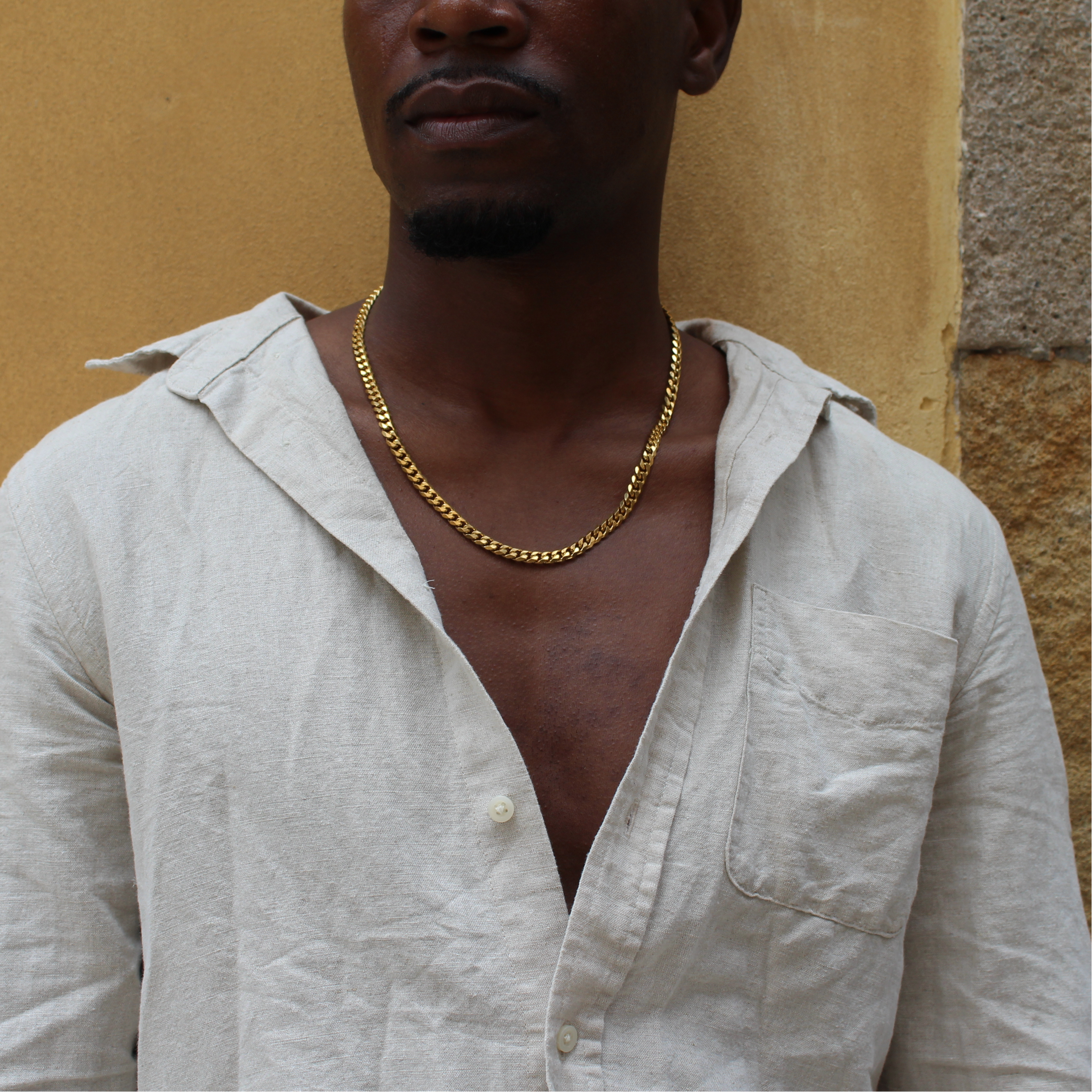 Classic Cuban Ketting 6mm (Goud)