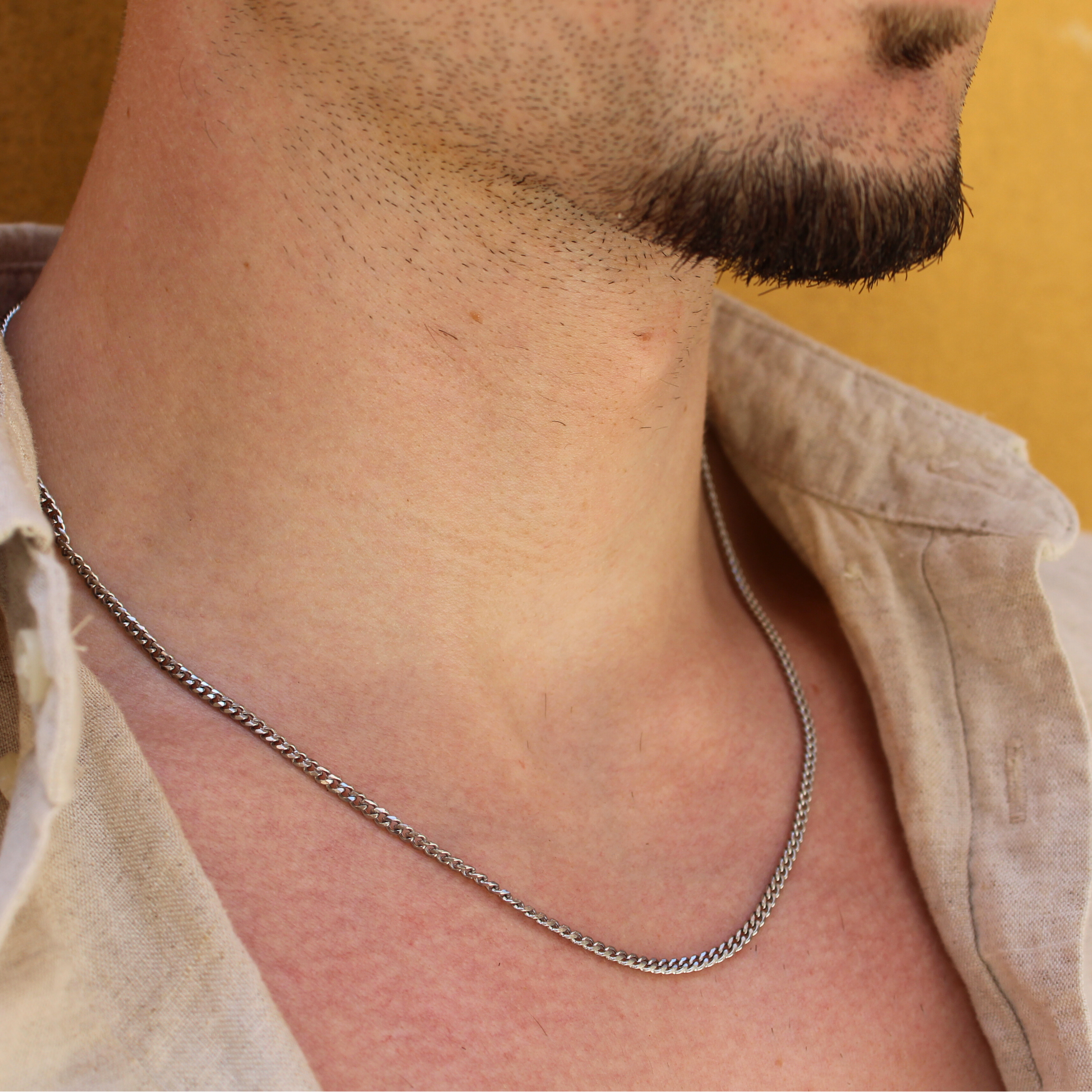 Classic Cuban Ketting 3mm (Zilver)
