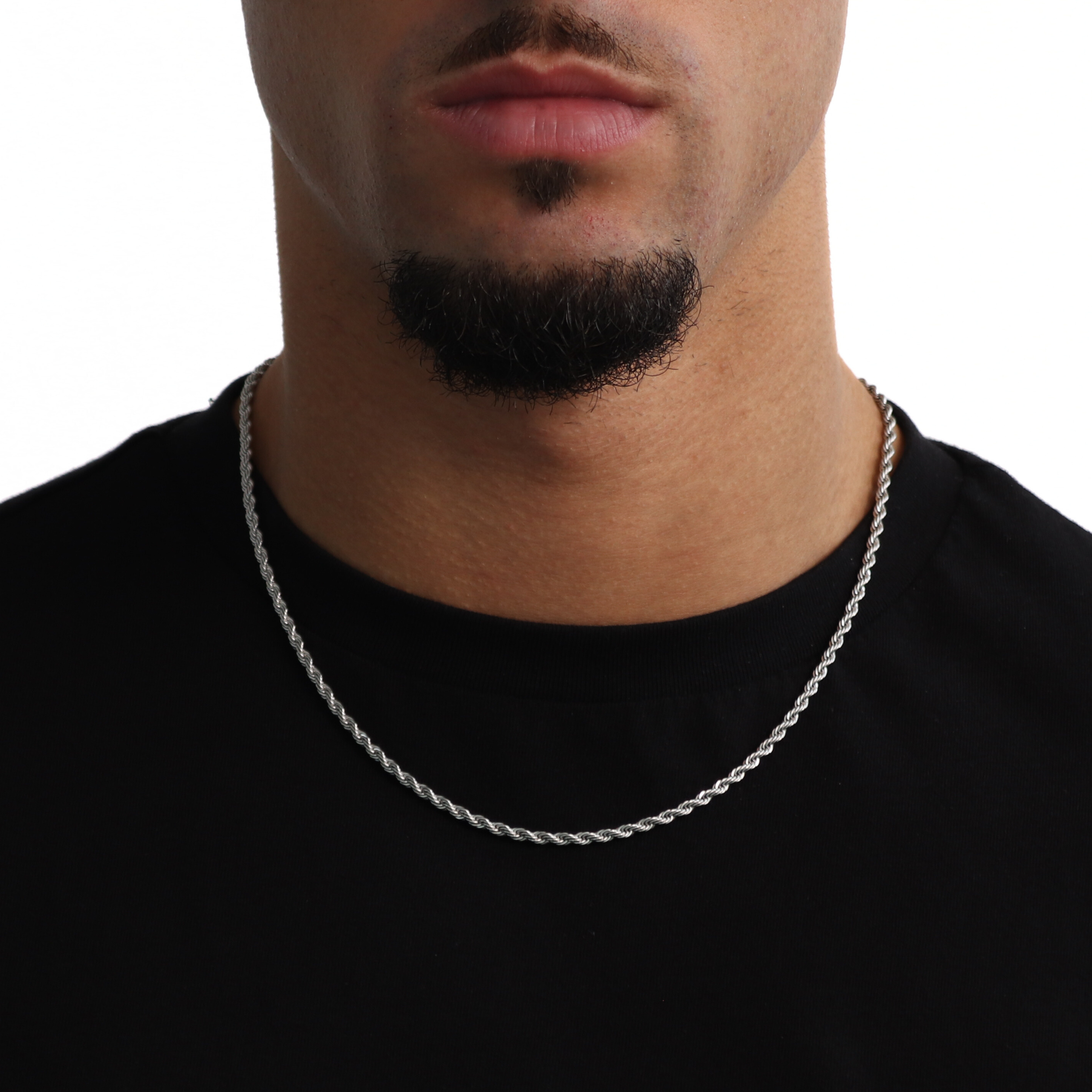 Clean Rope Ketting 3mm (Zilver)