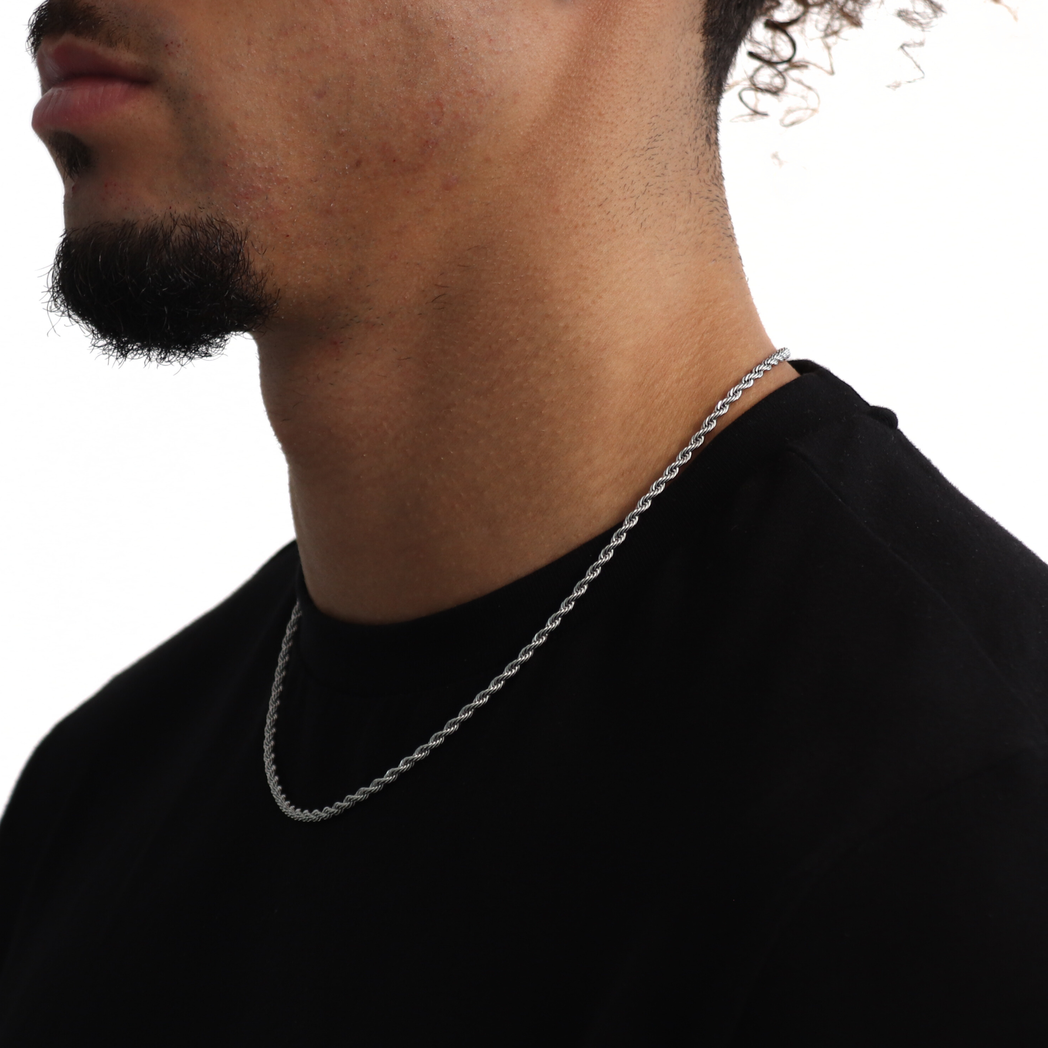 Clean Rope Ketting 3mm (Zilver)