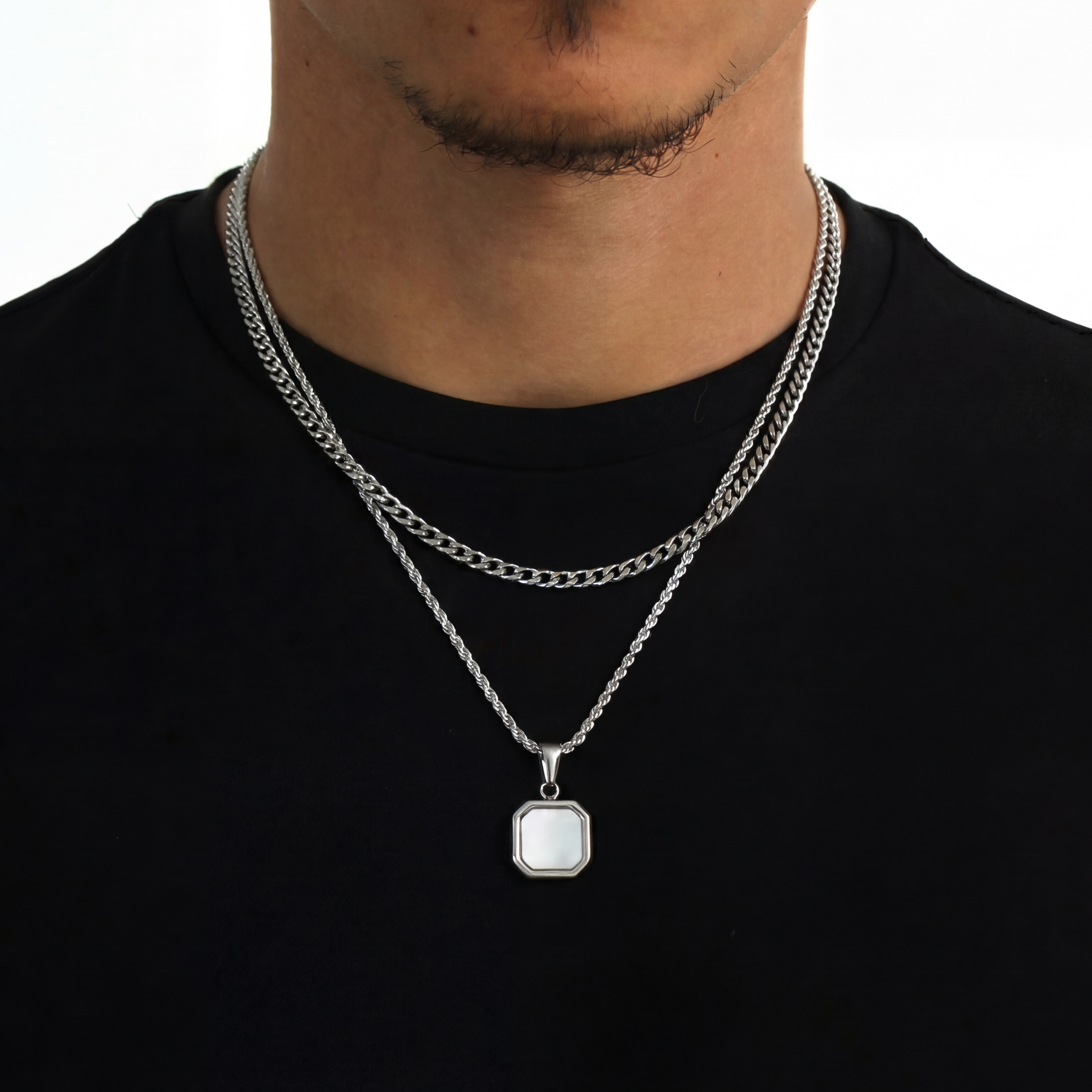 Moon Stone Set (Silver)