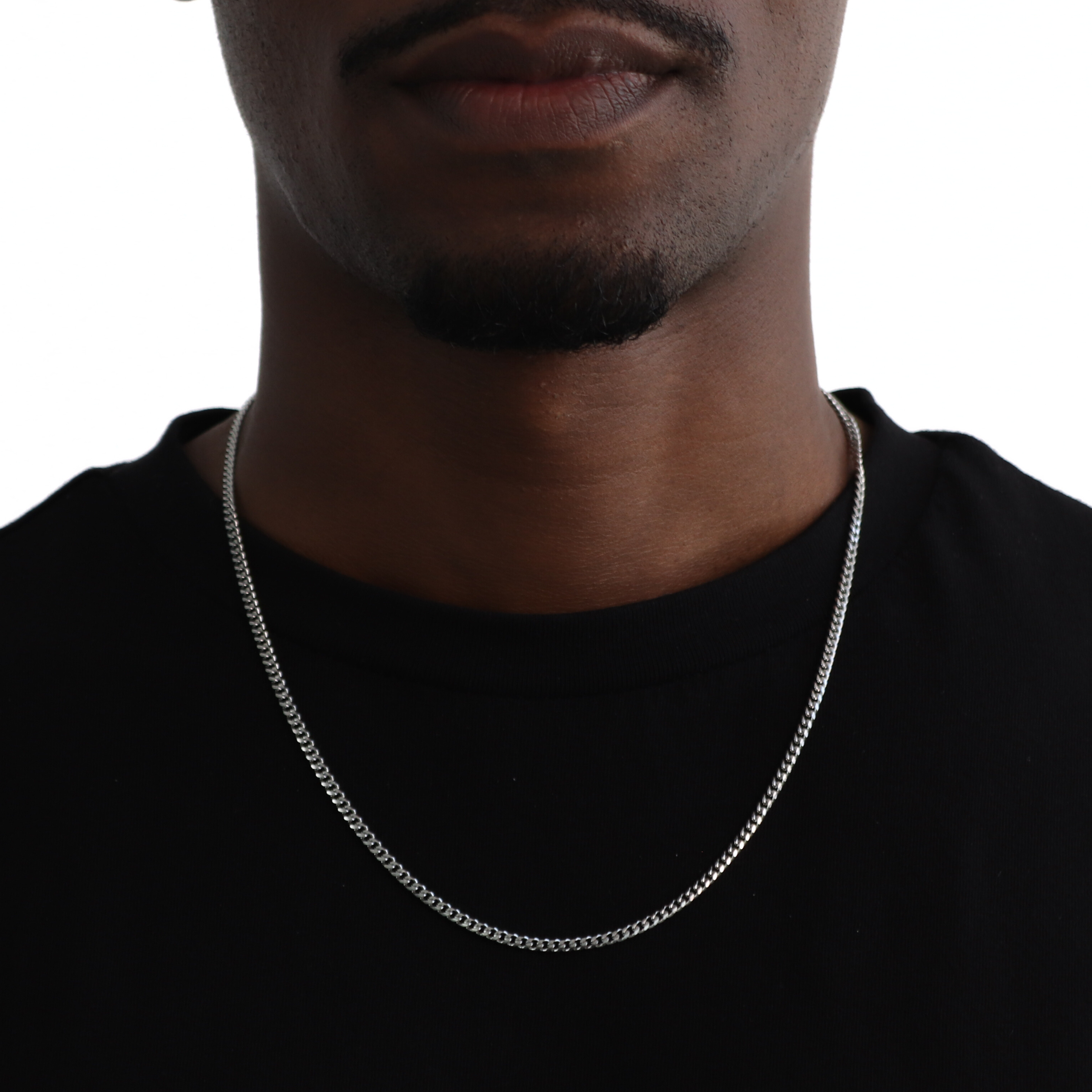 Classic Cuban Ketting 3mm (Zilver)