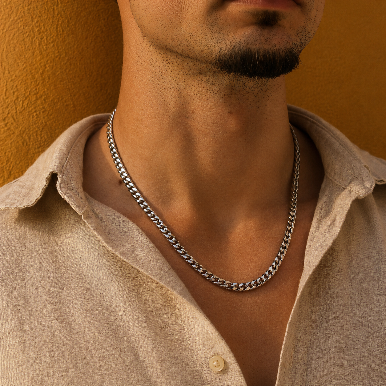 Classic Cuban Ketting 6mm (Zilver)