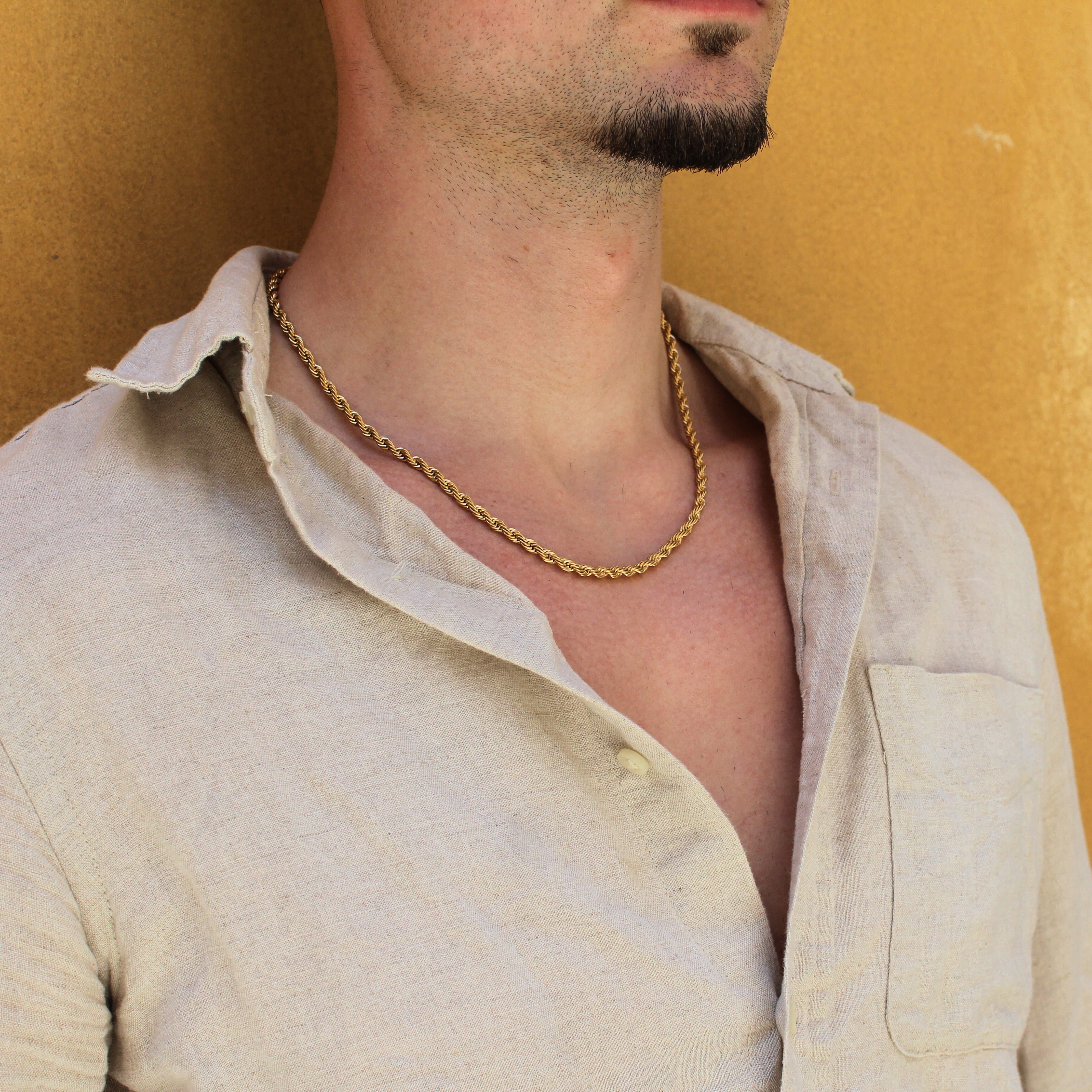 Clean Rope Ketting 4mm (Goud)