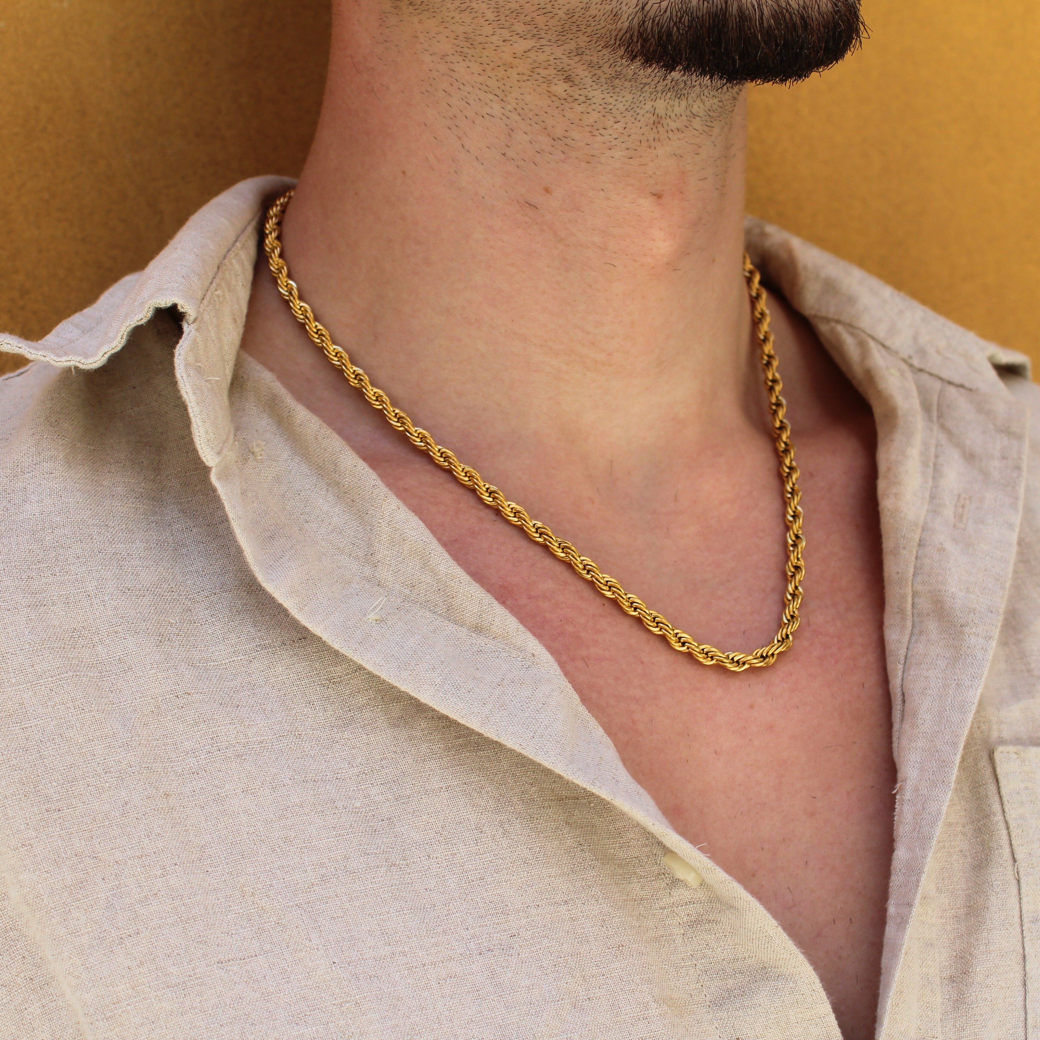 Clean Rope Ketting 5mm (Goud)